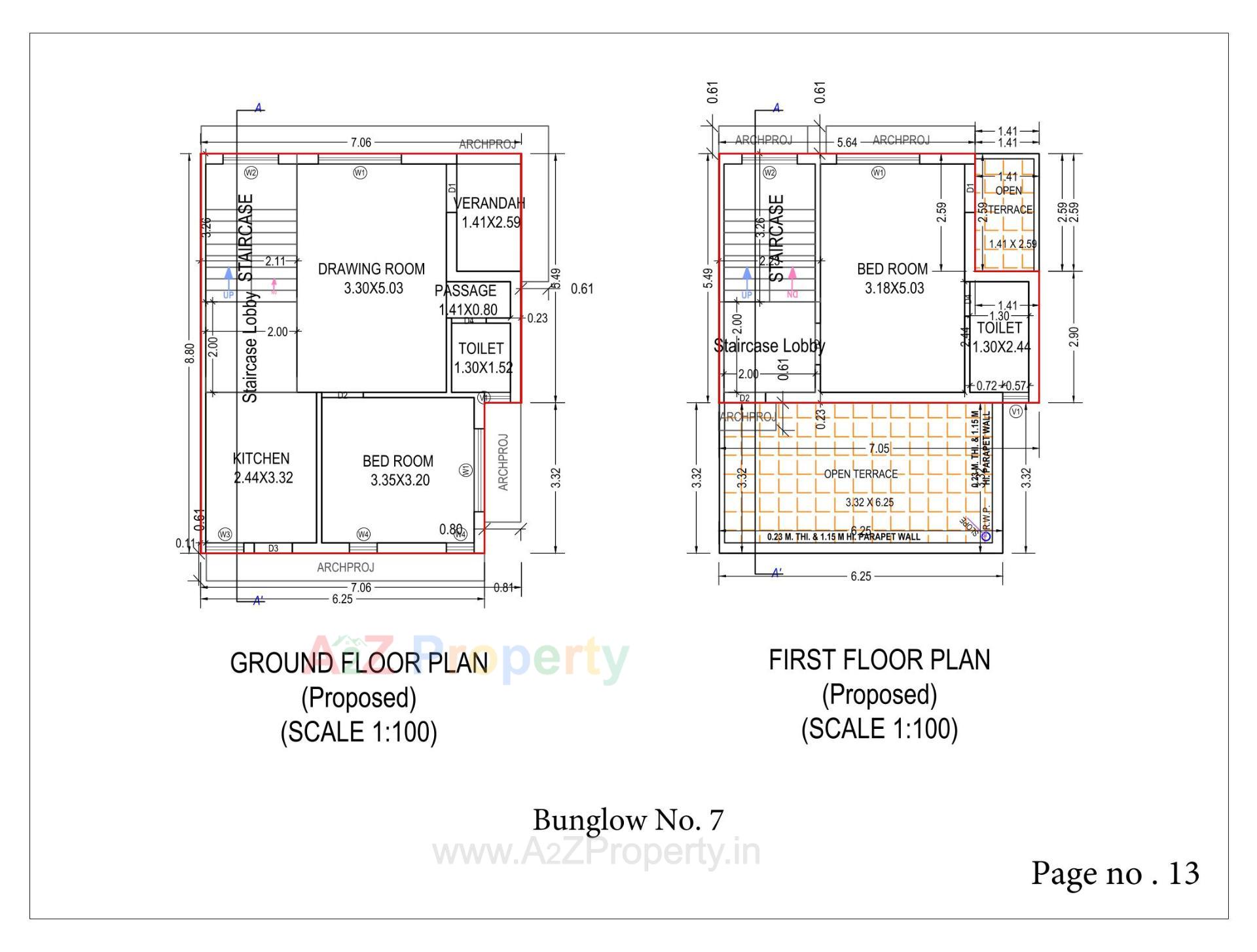 Layout of real estate project Neelkanth Villa located at Gandhinagar, Gandhinagar, Gujarat