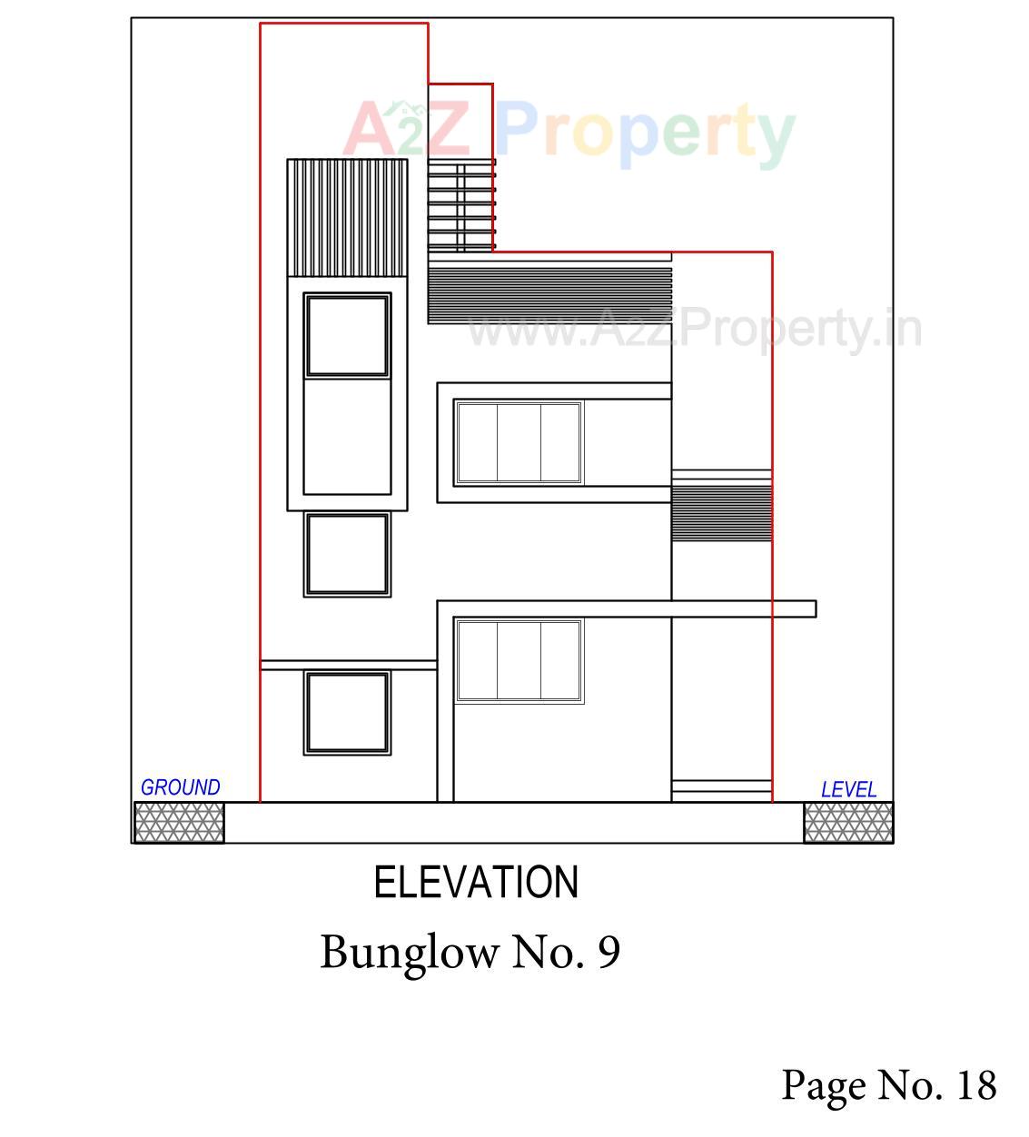 Layout of real estate project Neelkanth Villa located at Gandhinagar, Gandhinagar, Gujarat