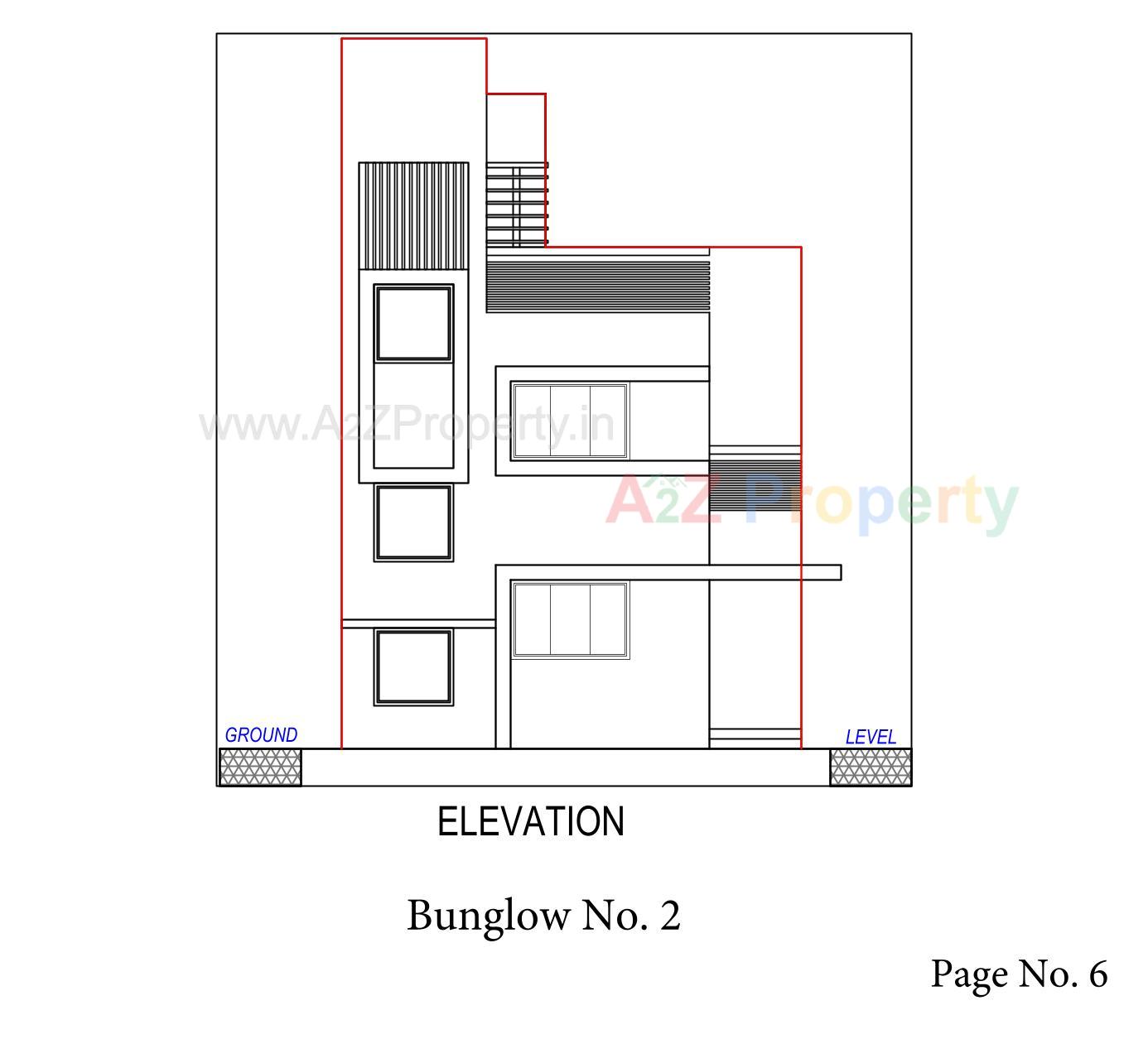 Layout of real estate project Neelkanth Villa located at Gandhinagar, Gandhinagar, Gujarat