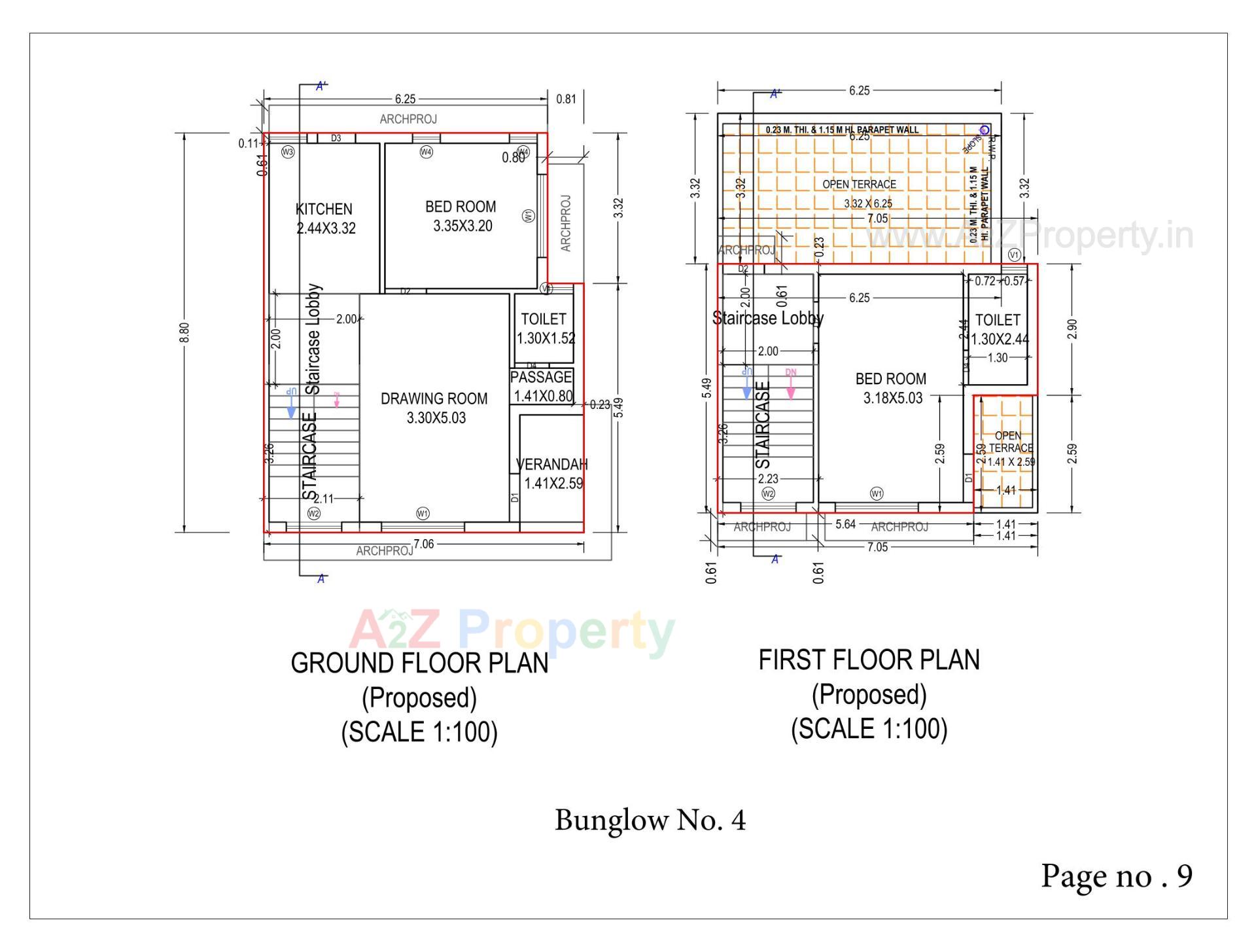 Layout of real estate project Neelkanth Villa located at Gandhinagar, Gandhinagar, Gujarat