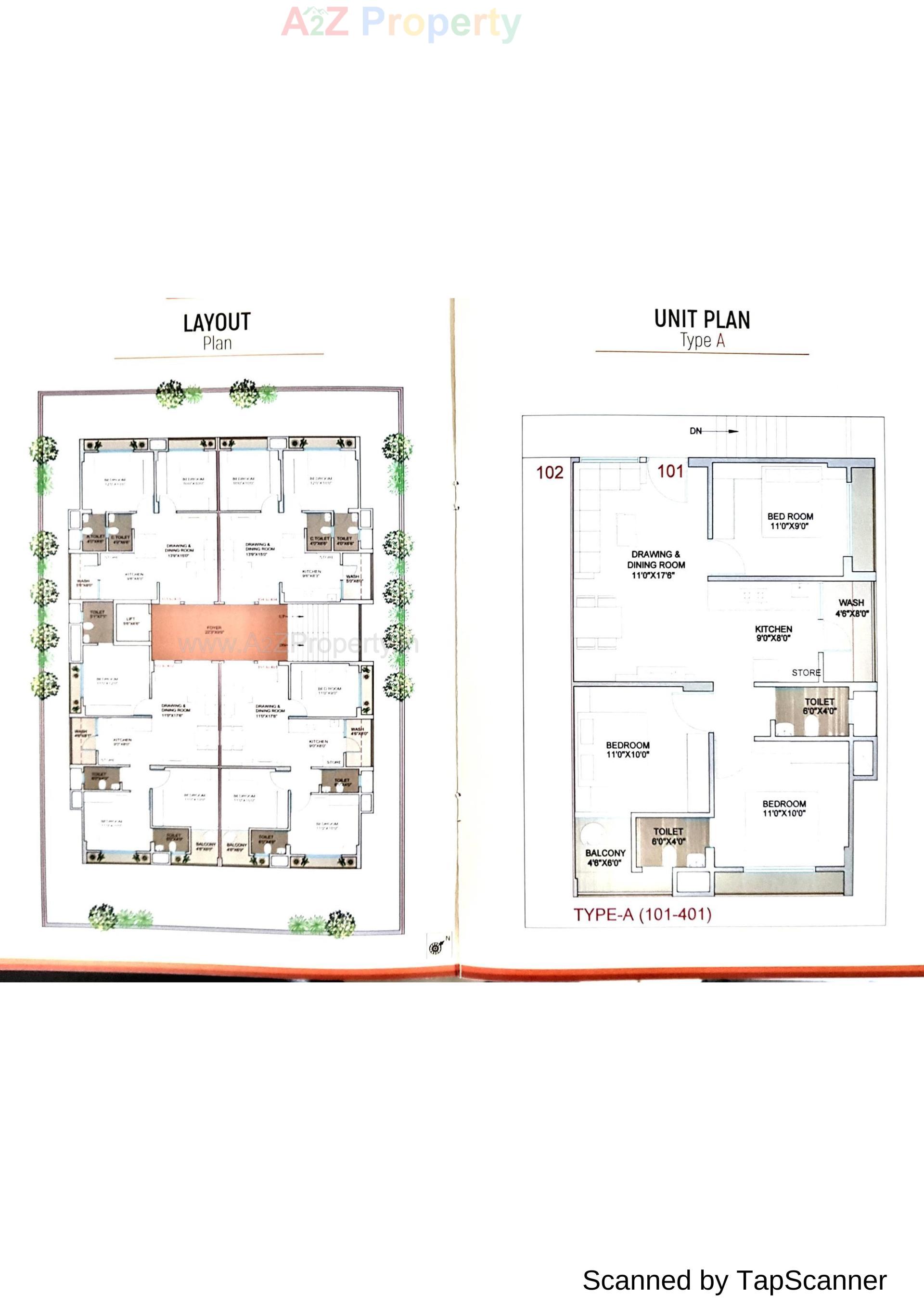 Layout of real estate project Neelkanth Villa located at Gandhinagar, Gandhinagar, Gujarat