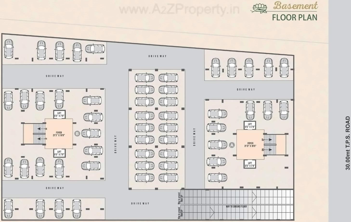 Layout of real estate project Nest Residency located at Gandhinagar, Gandhinagar, Gujarat