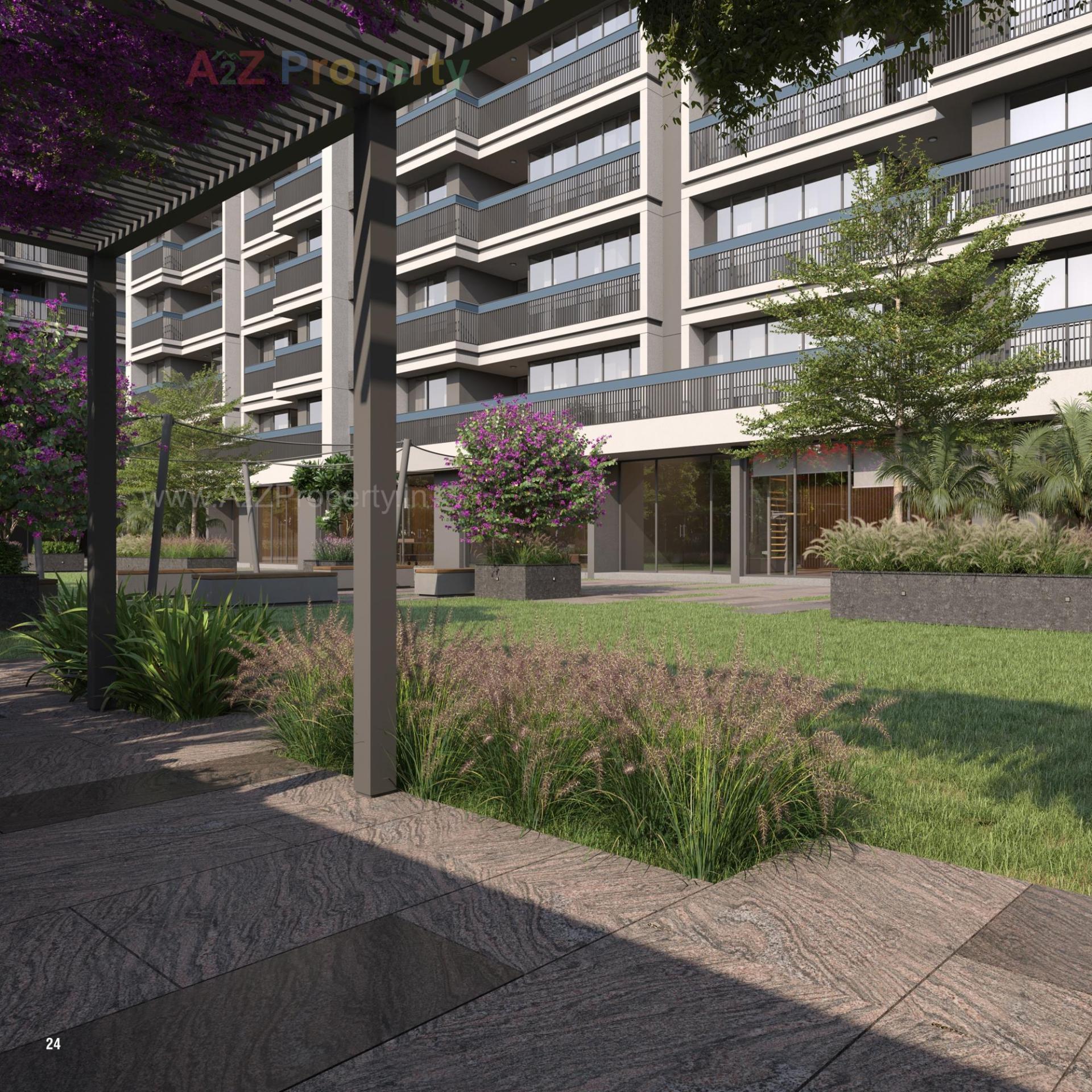 3D Elevation of real estate project Nirman Sahvas located at Adalaj, Gandhinagar, Gujarat