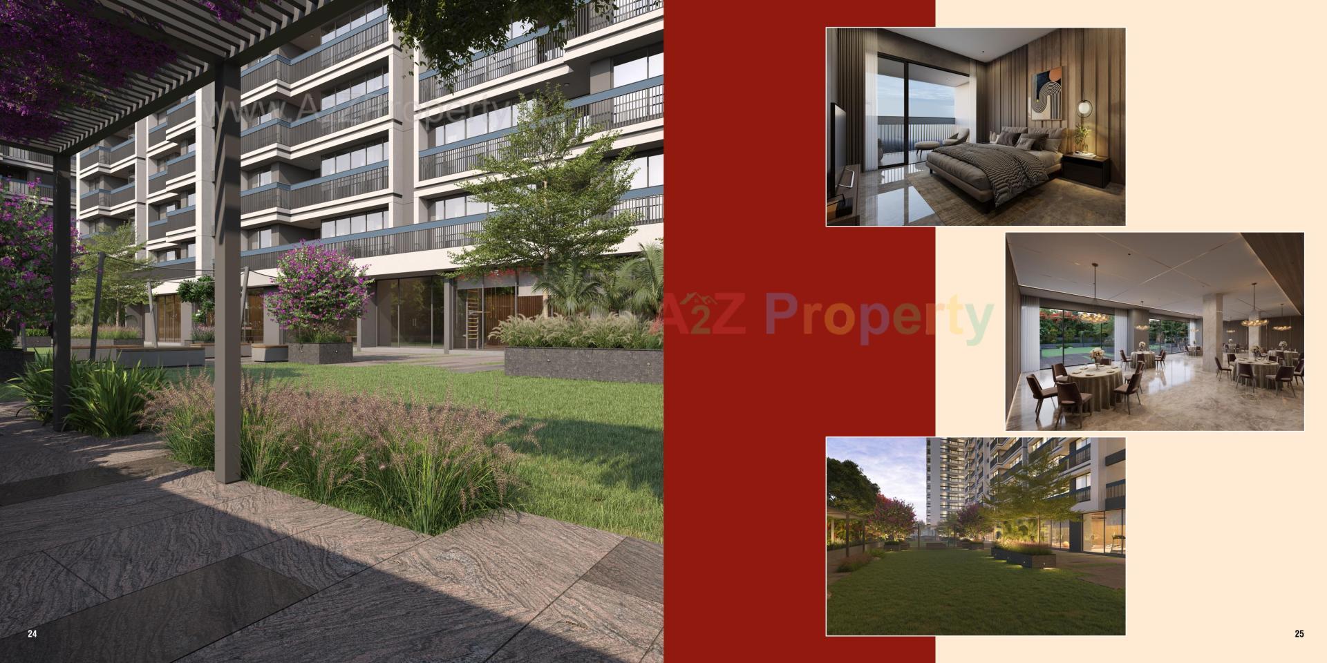 3D Elevation of real estate project Nirman Sahvas located at Adalaj, Gandhinagar, Gujarat