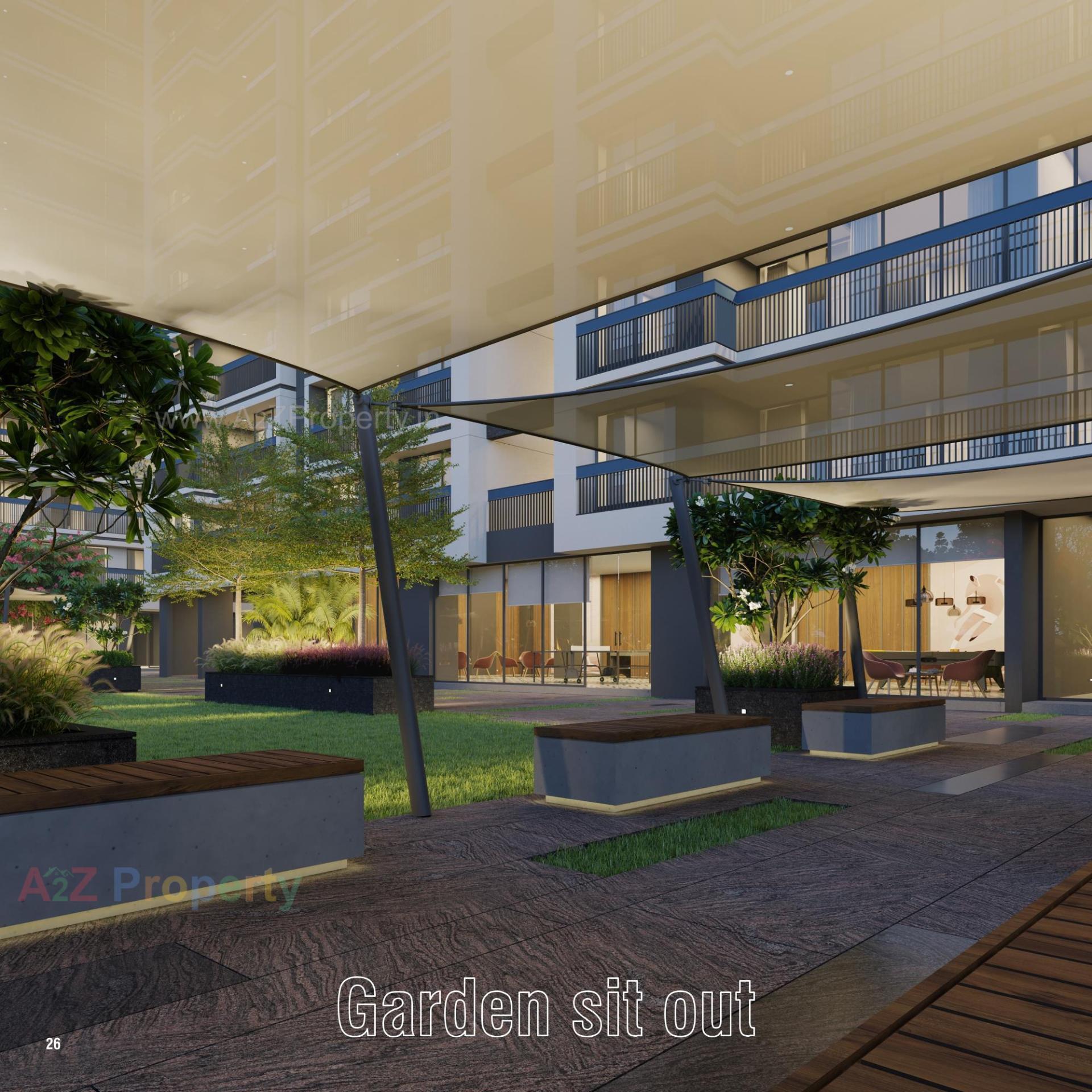 3D Elevation of real estate project Nirman Sahvas located at Adalaj, Gandhinagar, Gujarat