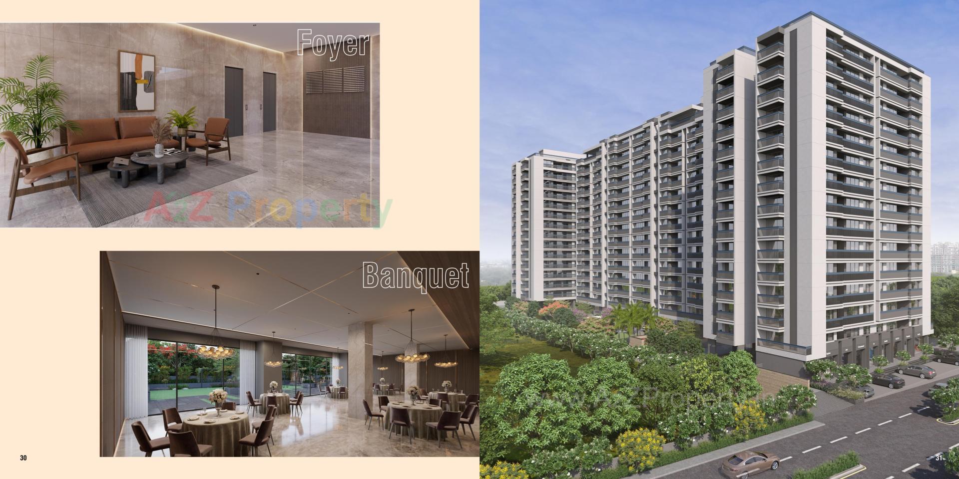 3D Elevation of real estate project Nirman Sahvas located at Adalaj, Gandhinagar, Gujarat