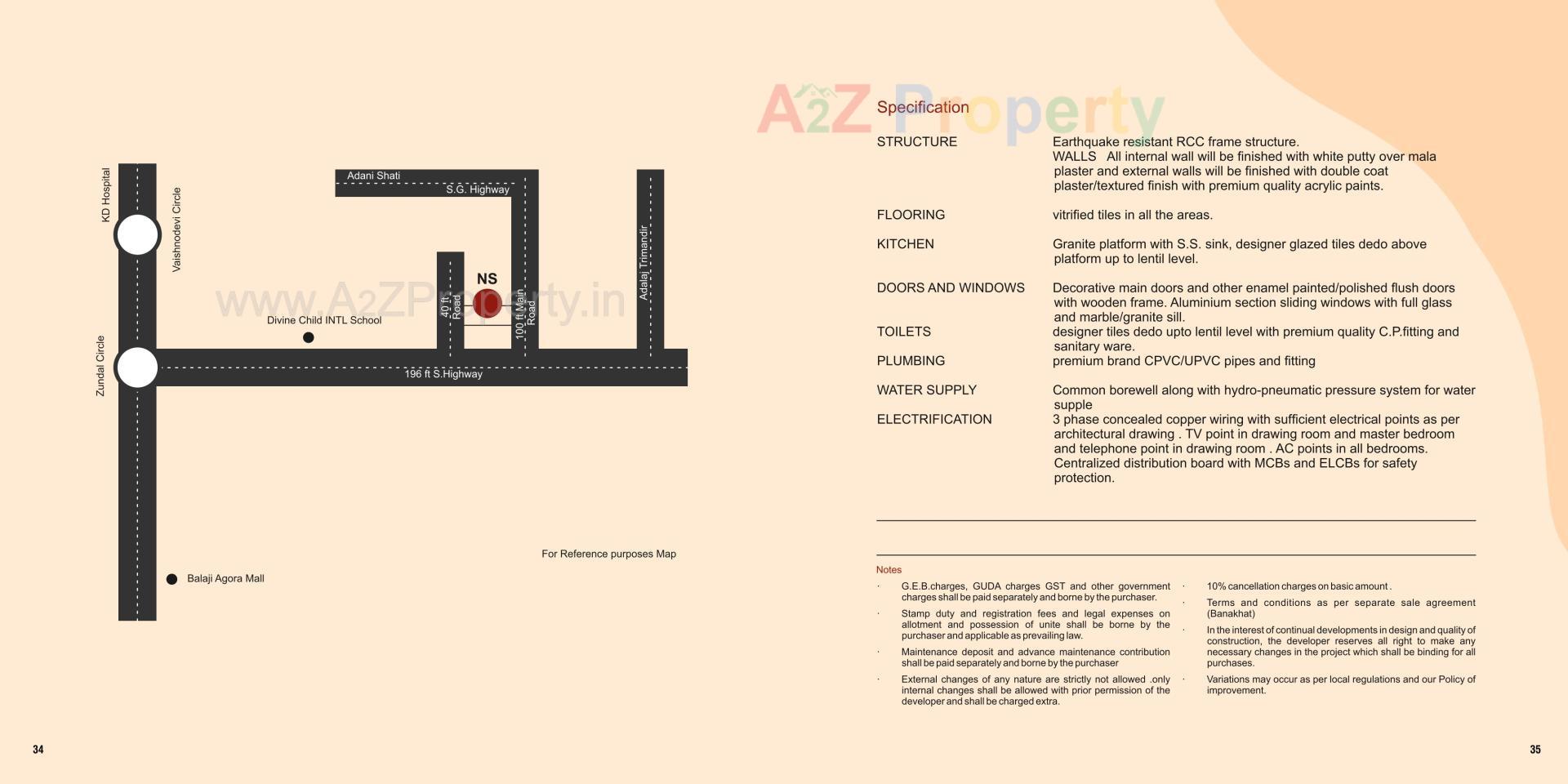  of real estate project Nirman Sahvas located at Adalaj, Gandhinagar, Gujarat