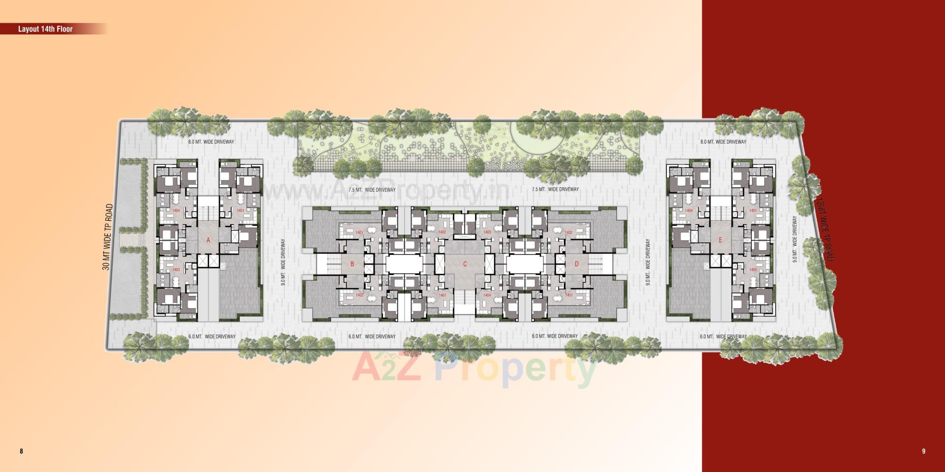 Layout of real estate project Nirman Sahvas located at Adalaj, Gandhinagar, Gujarat