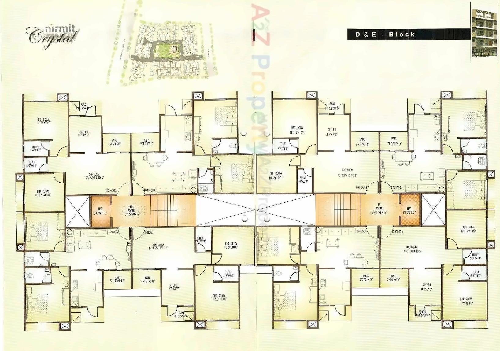 Layout of real estate project Nirmit Crystal located at Kalol, Gandhinagar, Gujarat