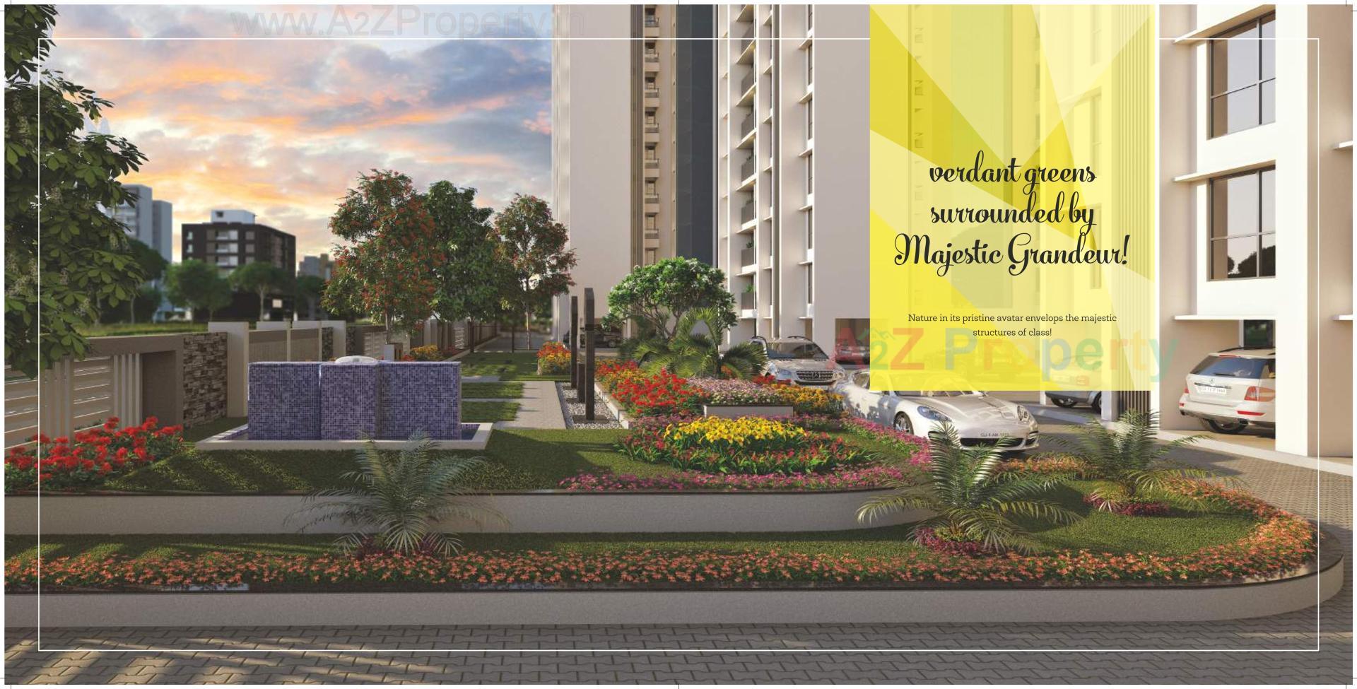 3D Elevation of real estate project North Enclave L Block located at Khoraj, Gandhinagar, Gujarat