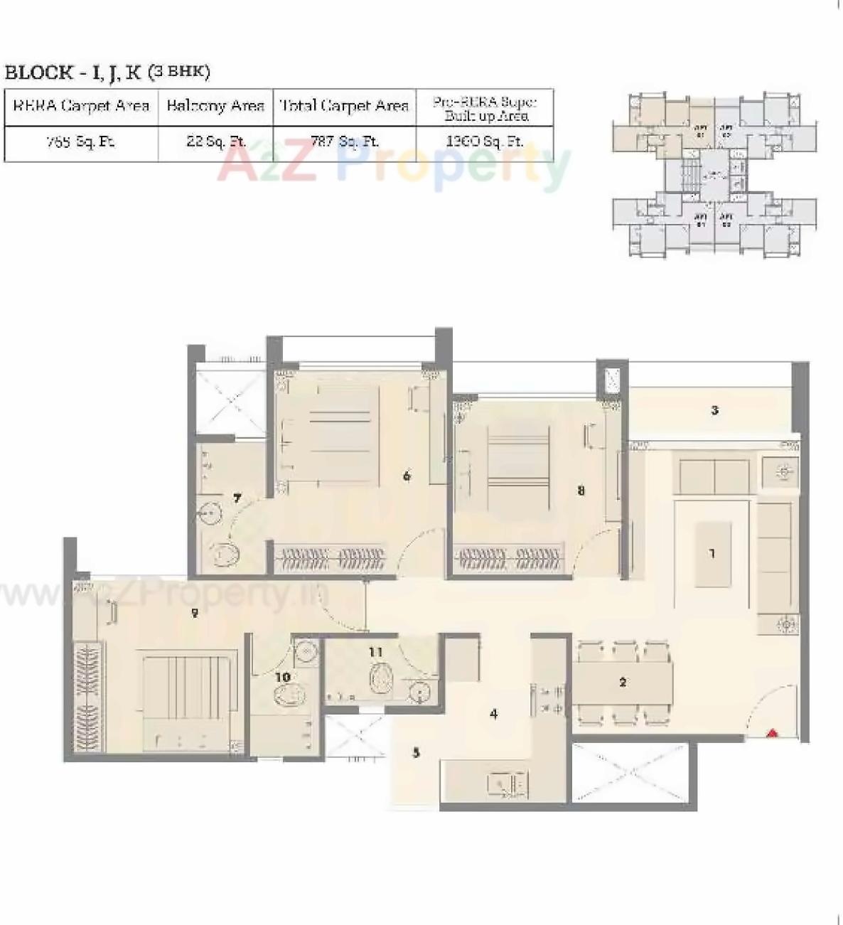 Layout of real estate project North Enclave located at Khoraj, Gandhinagar, Gujarat