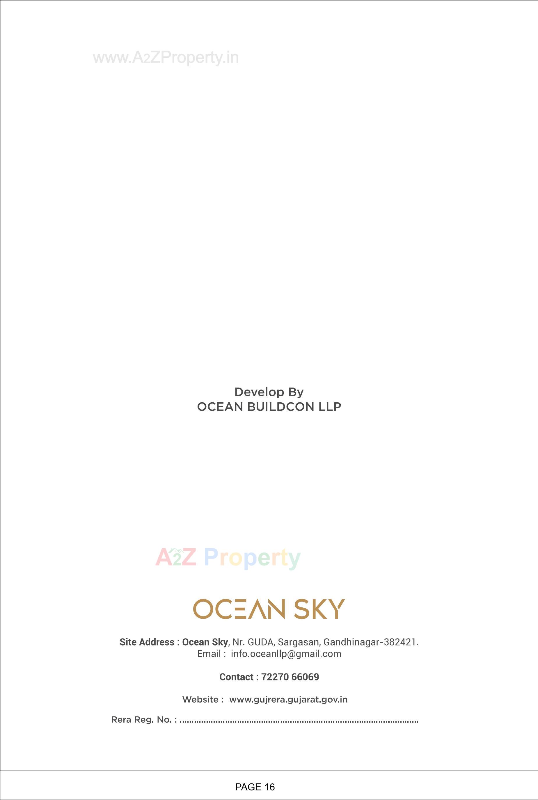  of real estate project Ocean Sky located at Gandhinagar, Gandhinagar, Gujarat