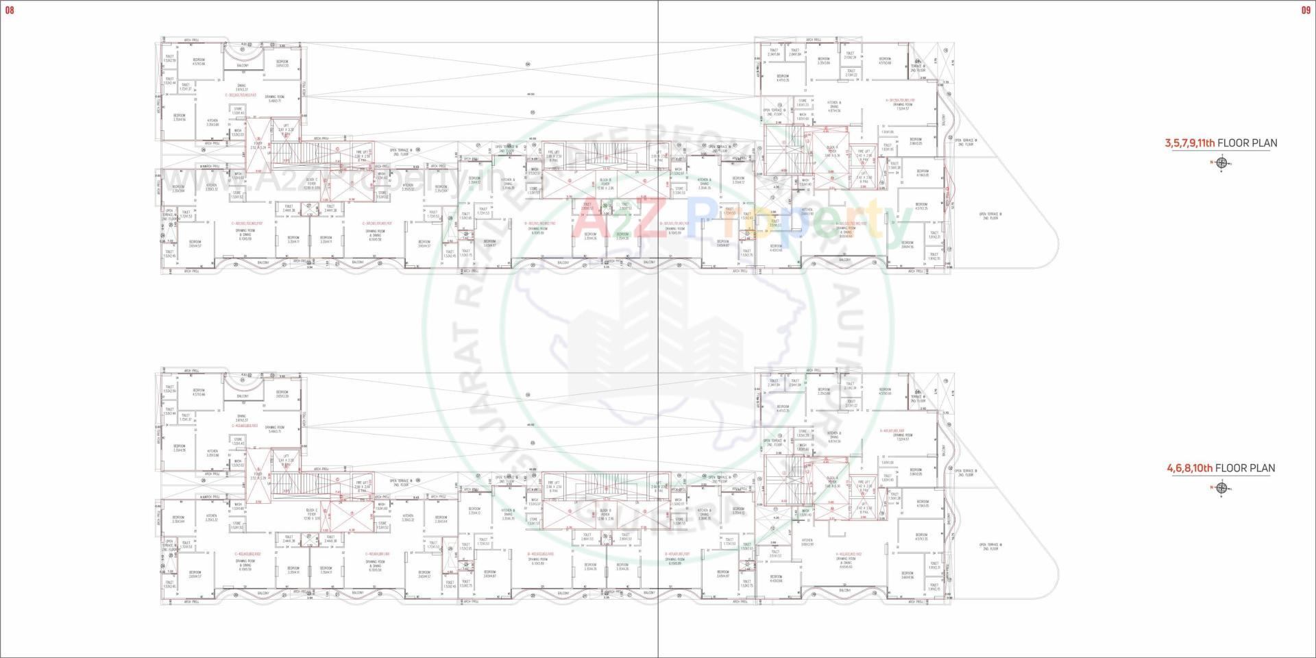  of real estate project Om Akant located at Vasna Hadmatya, Gandhinagar, Gujarat