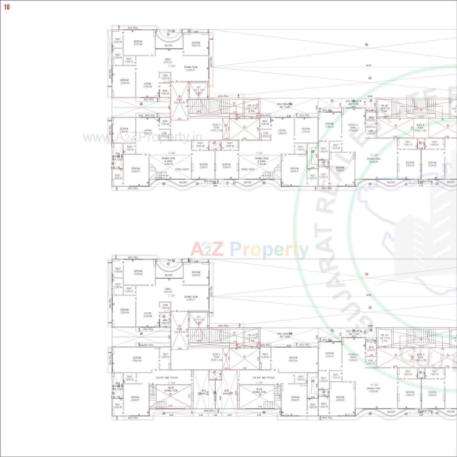 Layout of real estate project Om Akant located at Vasna Hadmatya, Gandhinagar, Gujarat