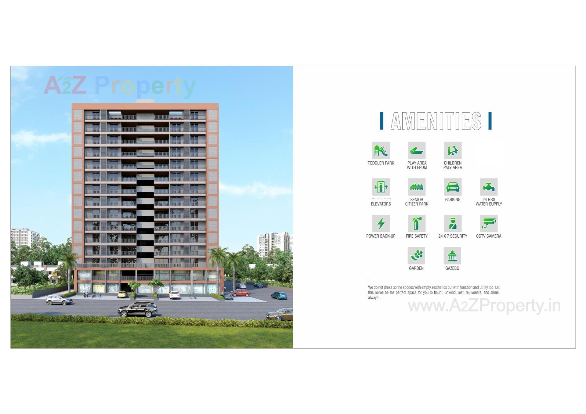  of real estate project Om Elegance located at Pethapur, Gandhinagar, Gujarat