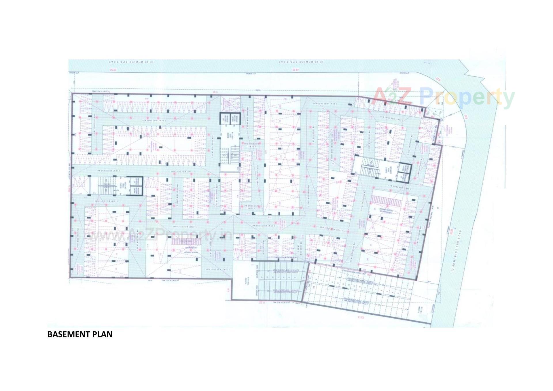 Layout of real estate project Omnium Royal Ll located at Chiloda, Gandhinagar, Gujarat