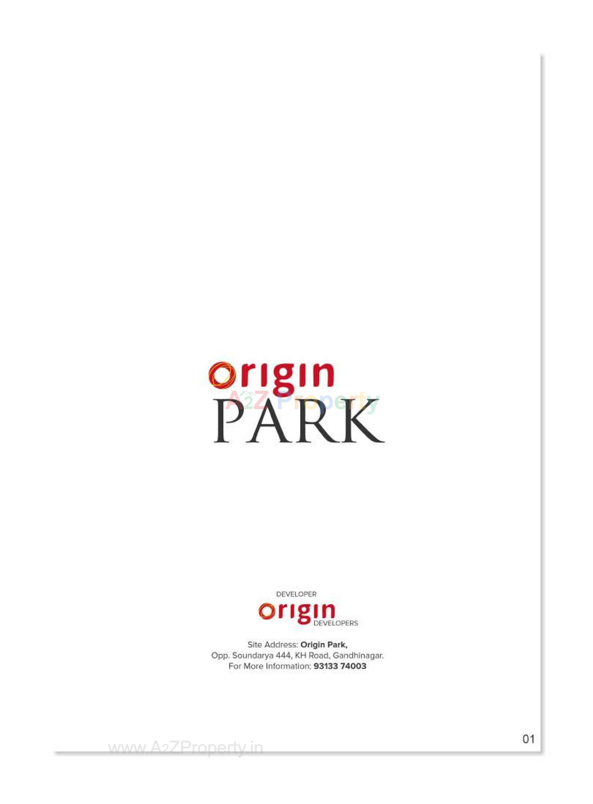  of real estate project Origin Park located at Vasna-hadmatiya, Gandhinagar, Gujarat
