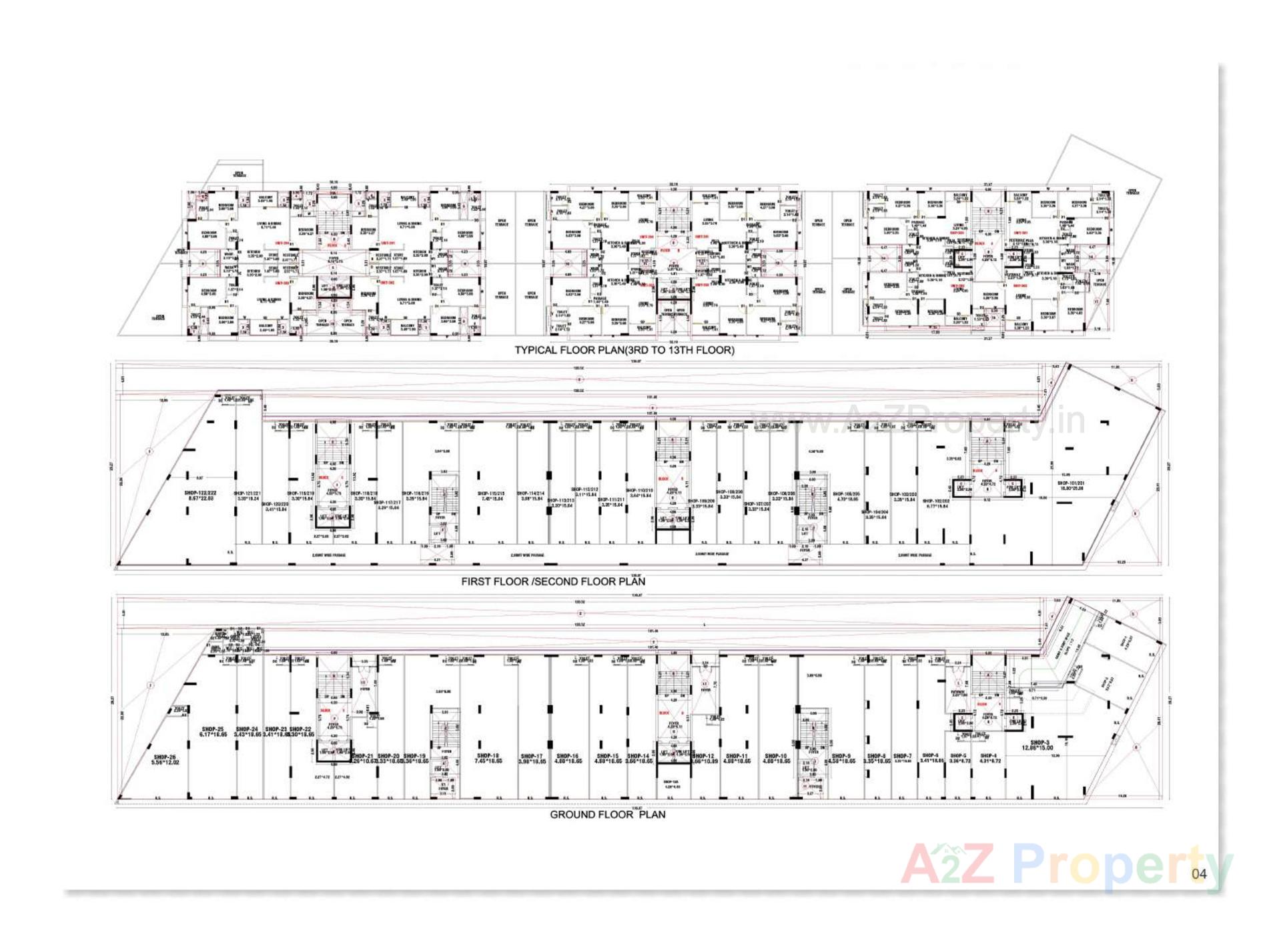 Layout of real estate project Origin Park located at Vasna-hadmatiya, Gandhinagar, Gujarat