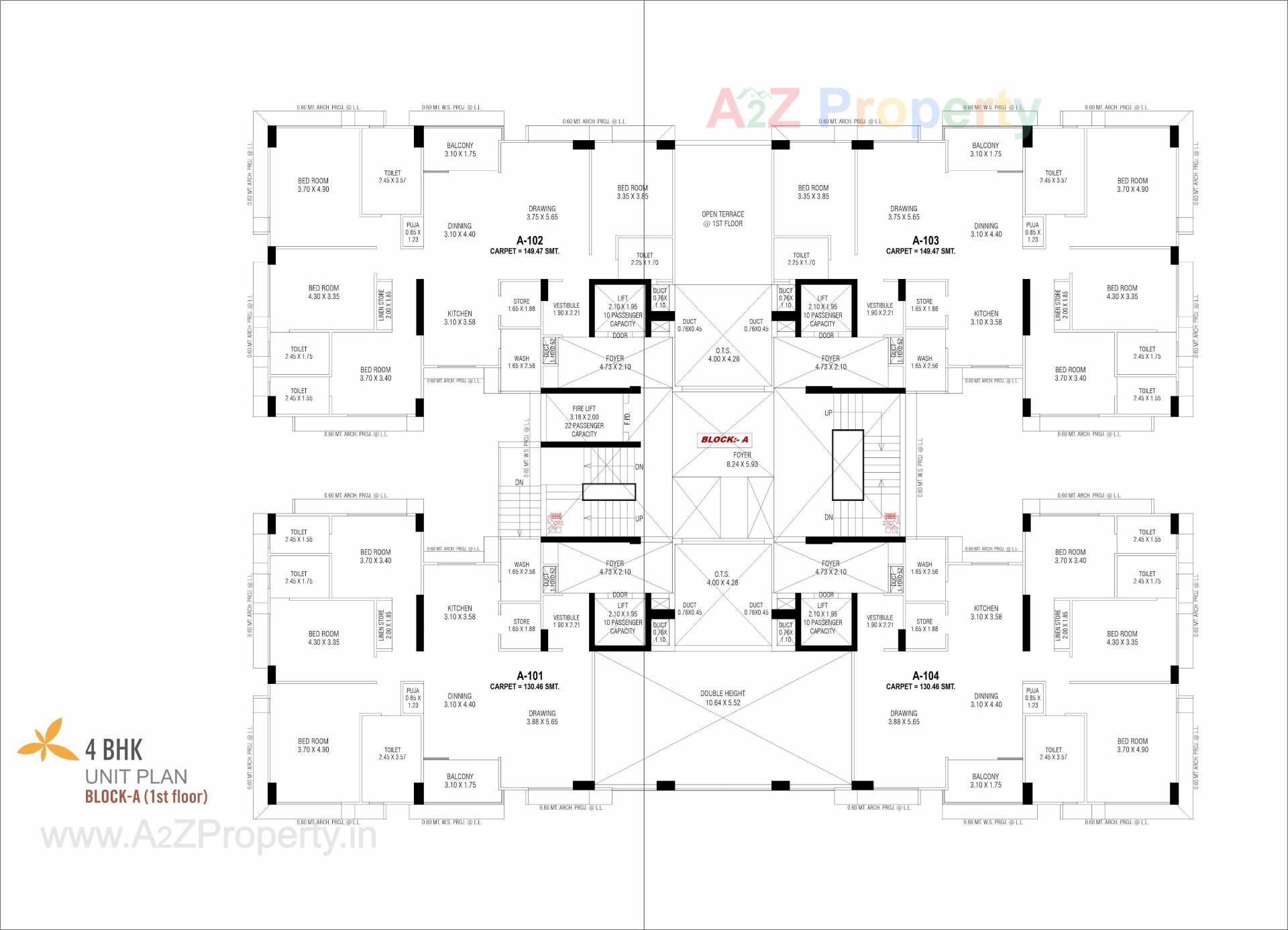 Layout of real estate project Paarijat @ Shantigram located at Dantali, Gandhinagar, Gujarat