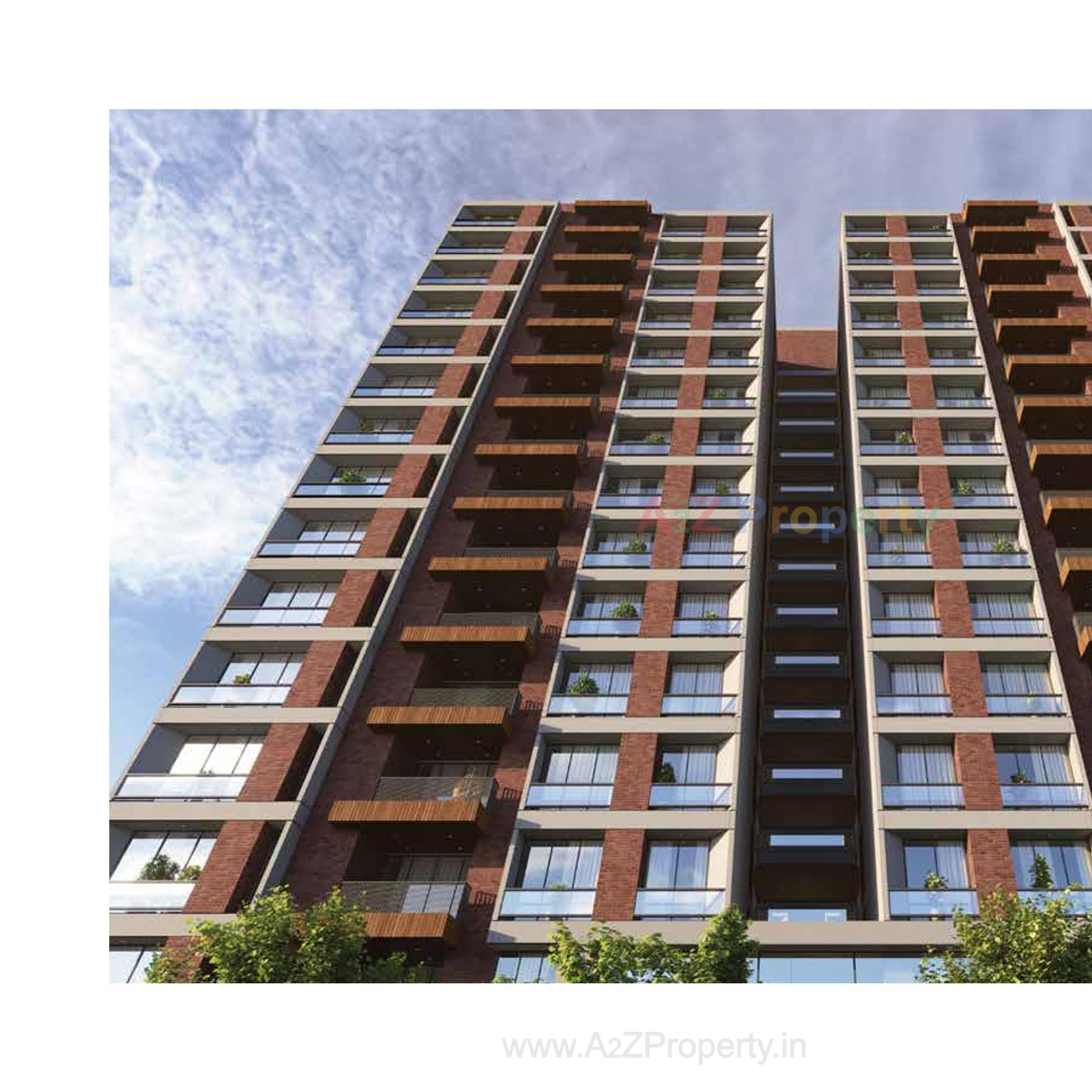 3D Elevation of real estate project Paarijat @ Shantigram located at Dantali, Gandhinagar, Gujarat