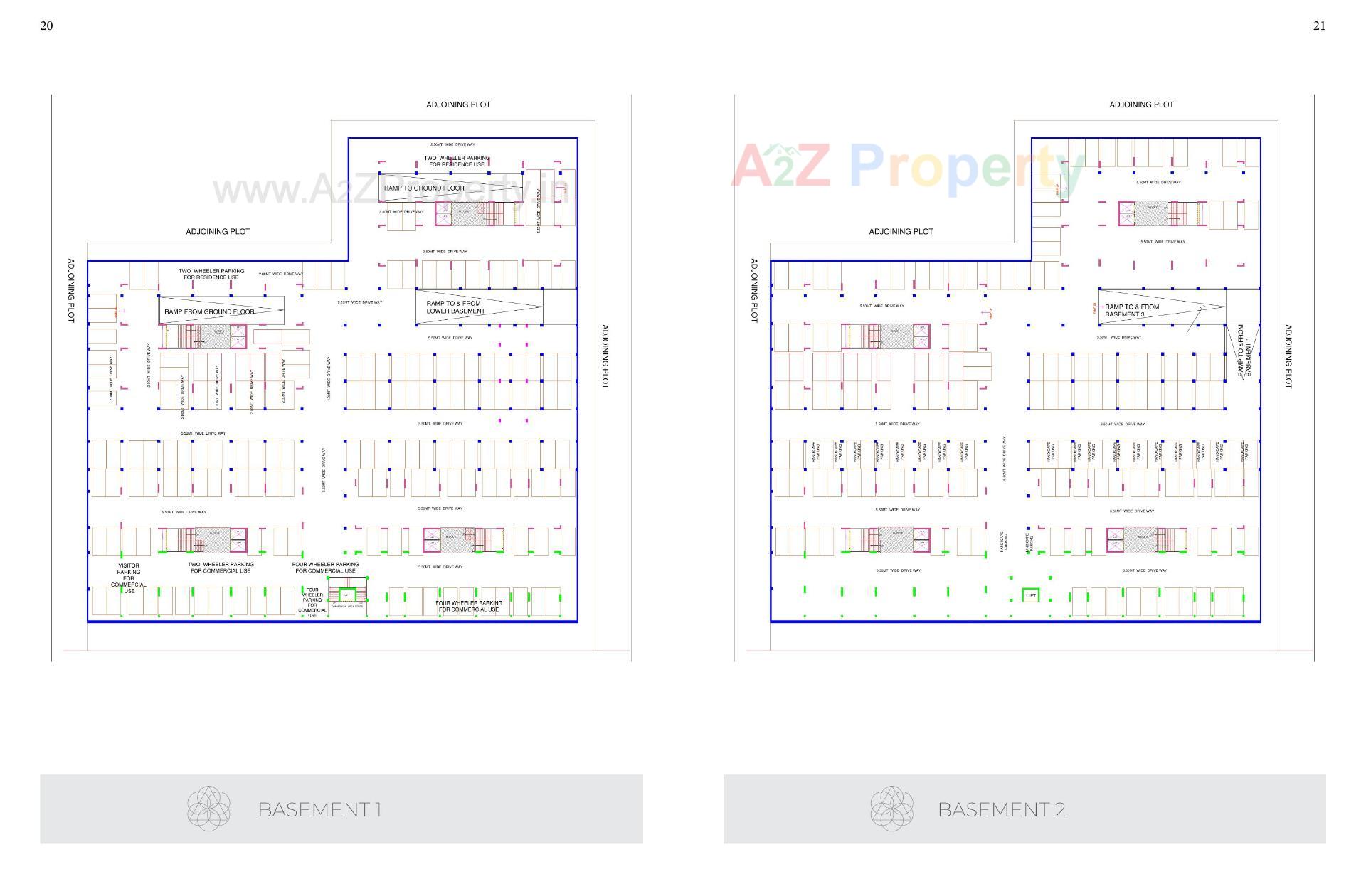 Layout of real estate project Palasa located at Sargasan, Gandhinagar, Gujarat