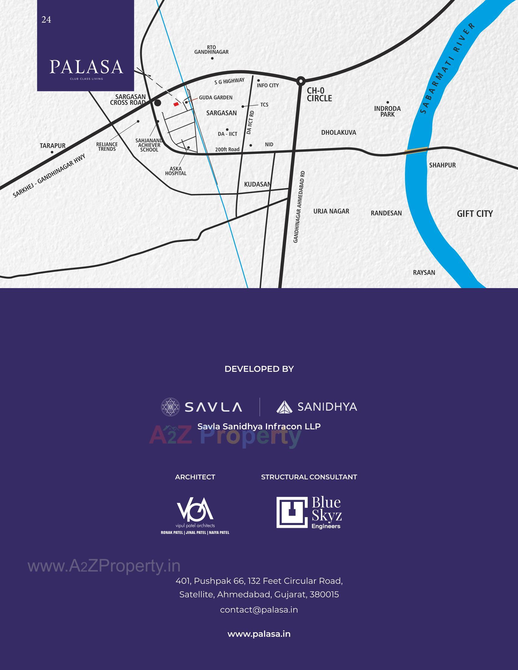  of real estate project Palasa located at Sargasan, Gandhinagar, Gujarat