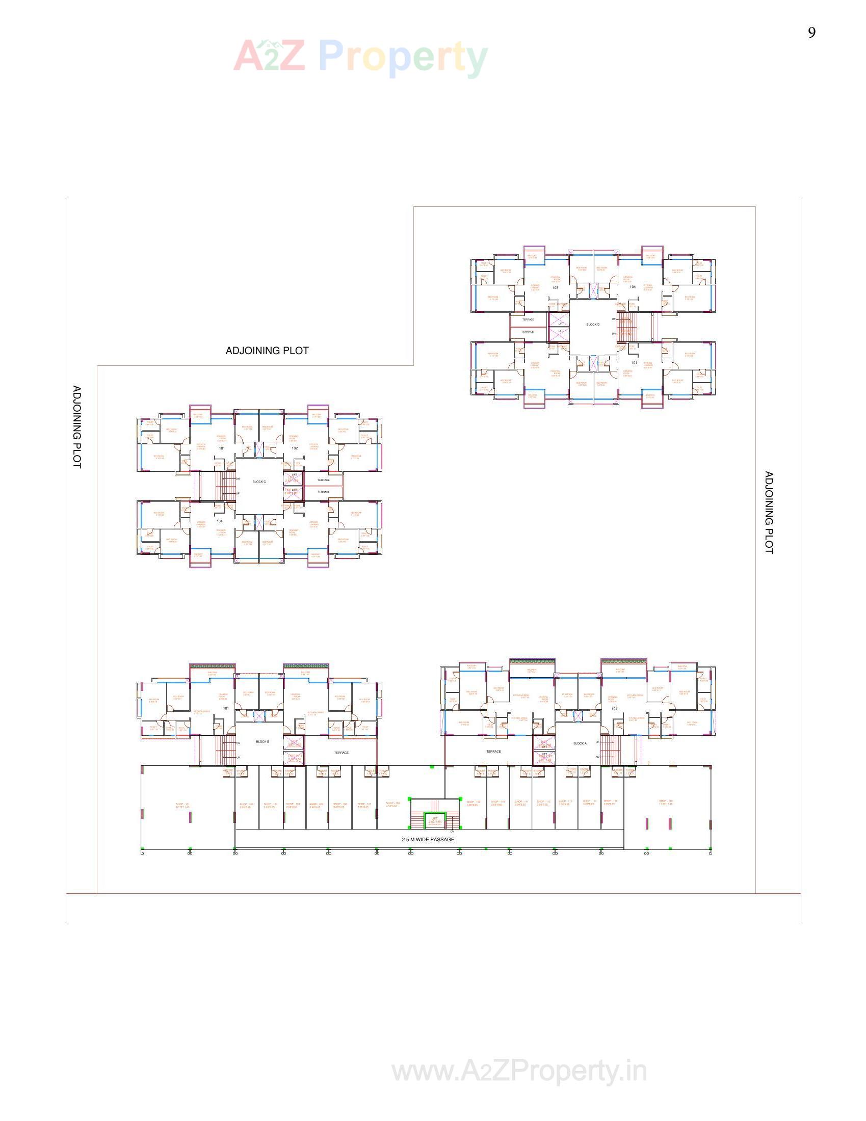 Layout of real estate project Palasa located at Sargasan, Gandhinagar, Gujarat