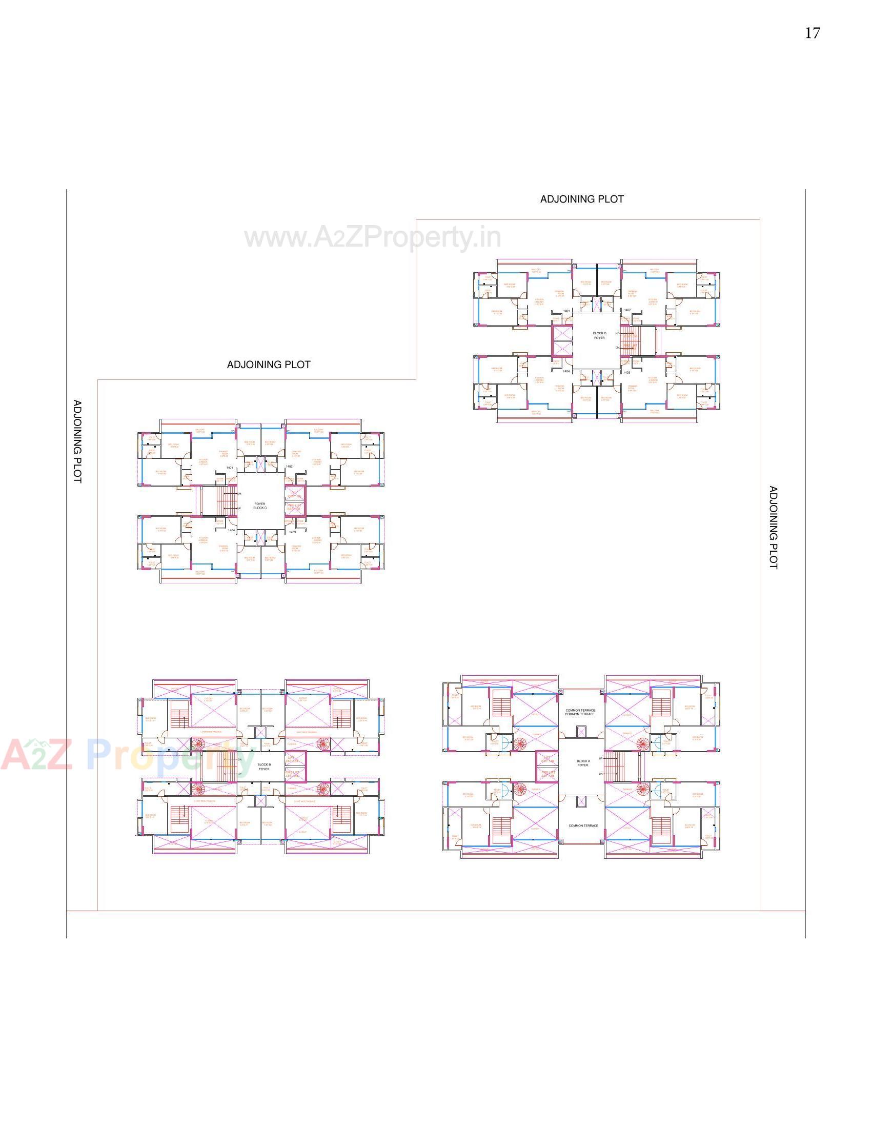 Layout of real estate project Palasa located at Sargasan, Gandhinagar, Gujarat