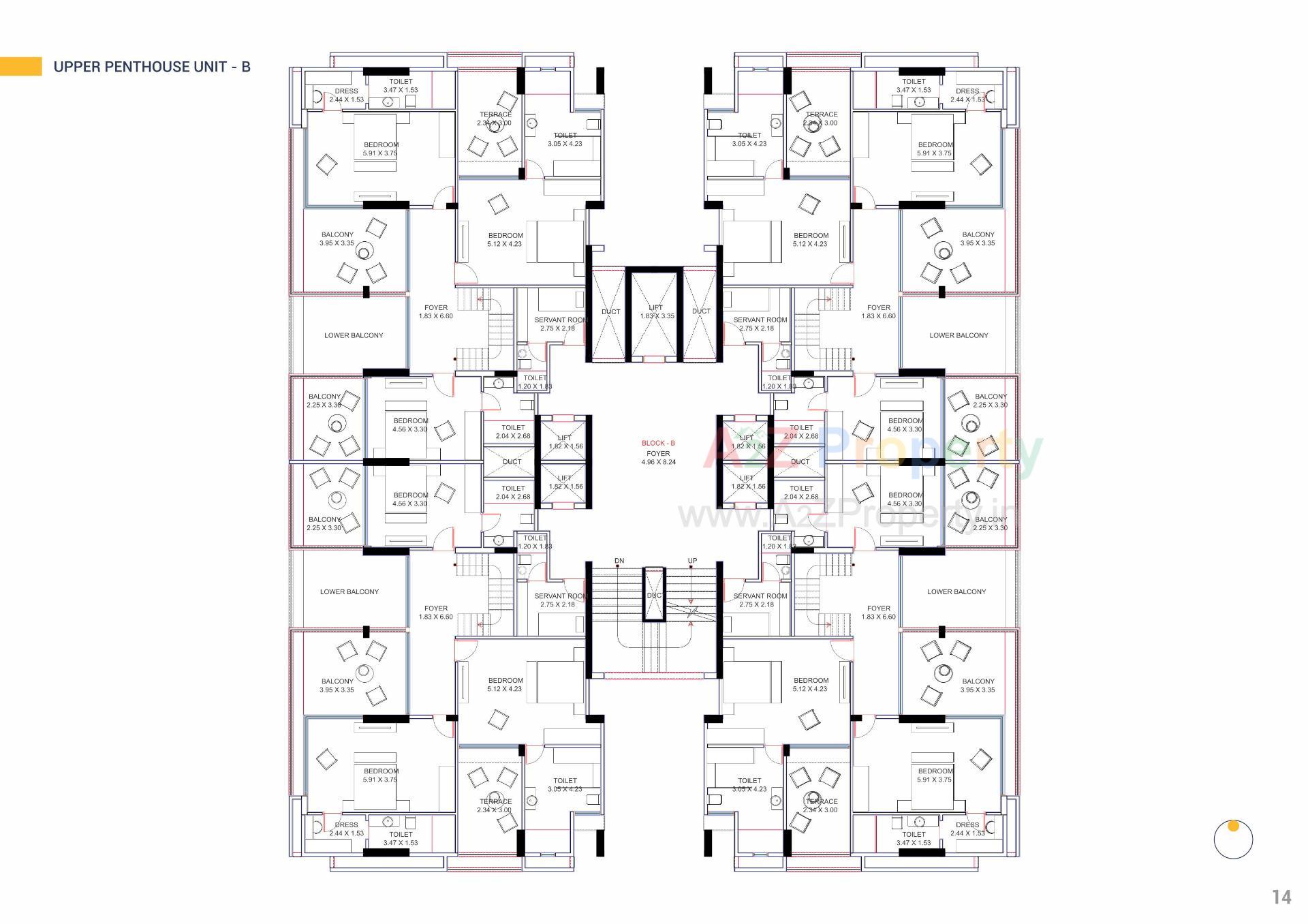 Layout of real estate project Panache located at Khoraj, Gandhinagar, Gujarat