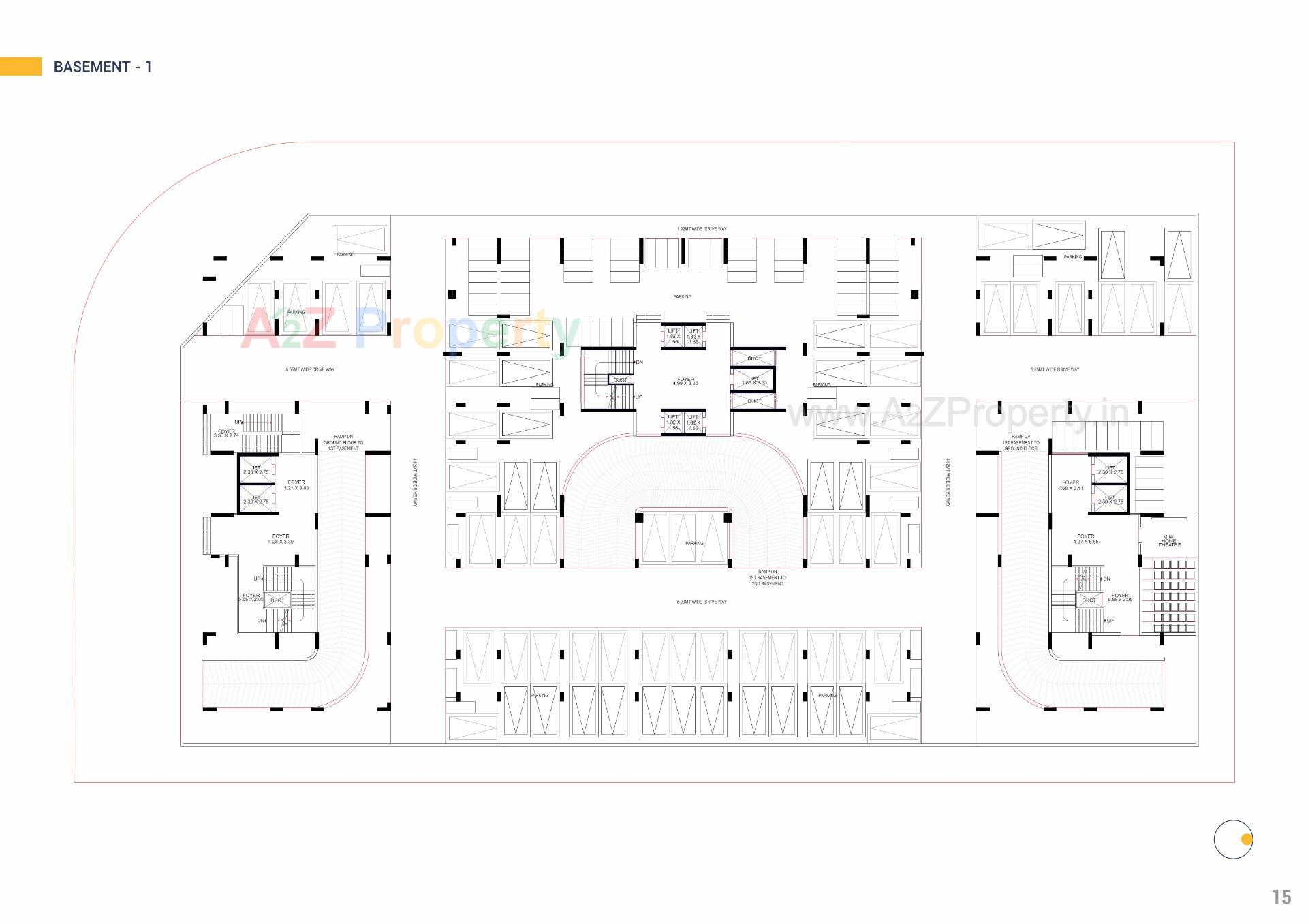 Layout of real estate project Panache located at Khoraj, Gandhinagar, Gujarat