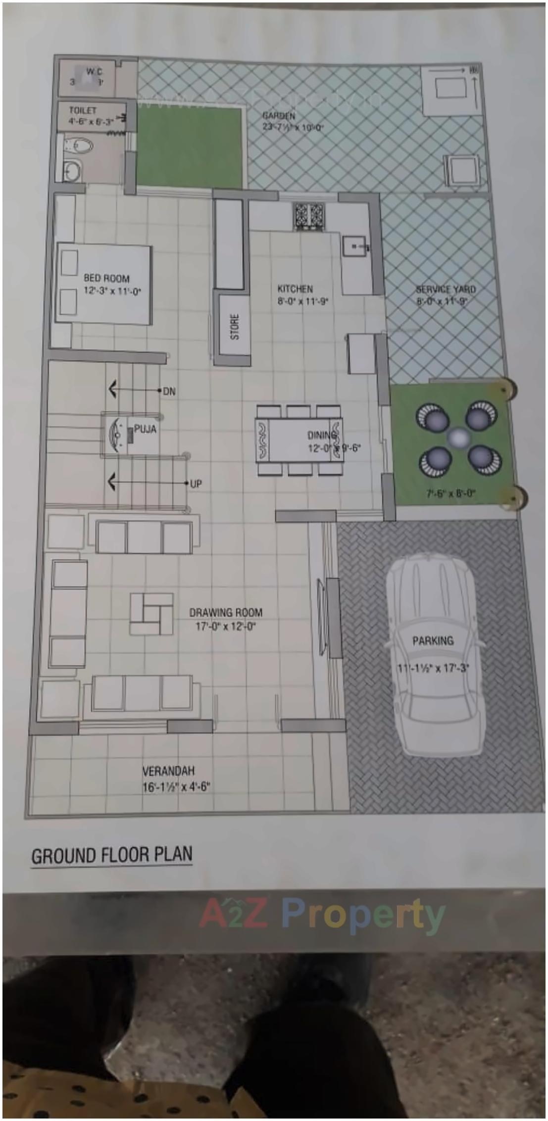 Layout of real estate project Pancham Bunglows located at Koba, Gandhinagar, Gujarat