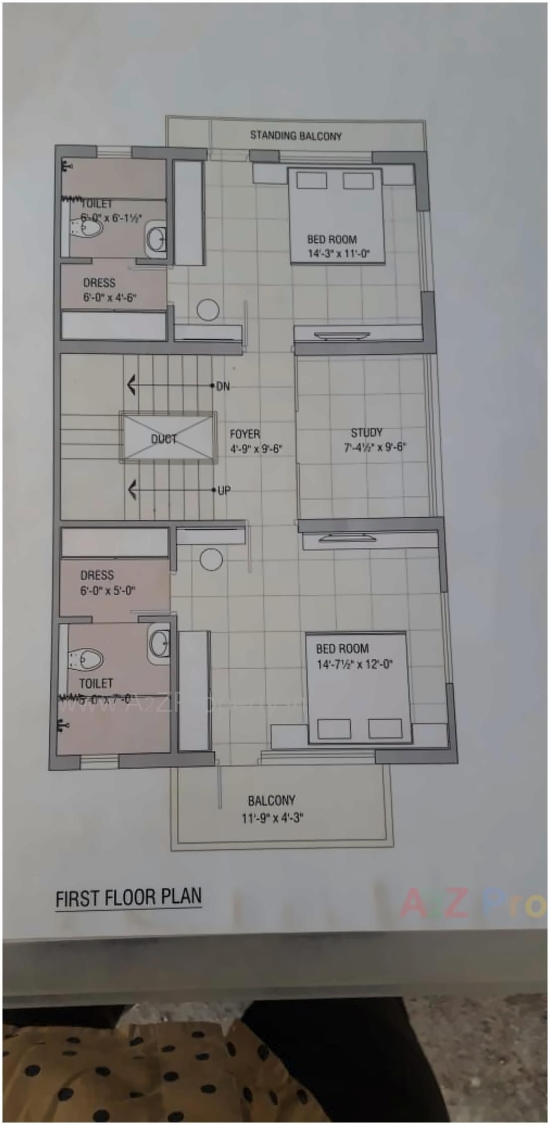 Layout of real estate project Pancham Bunglows located at Koba, Gandhinagar, Gujarat