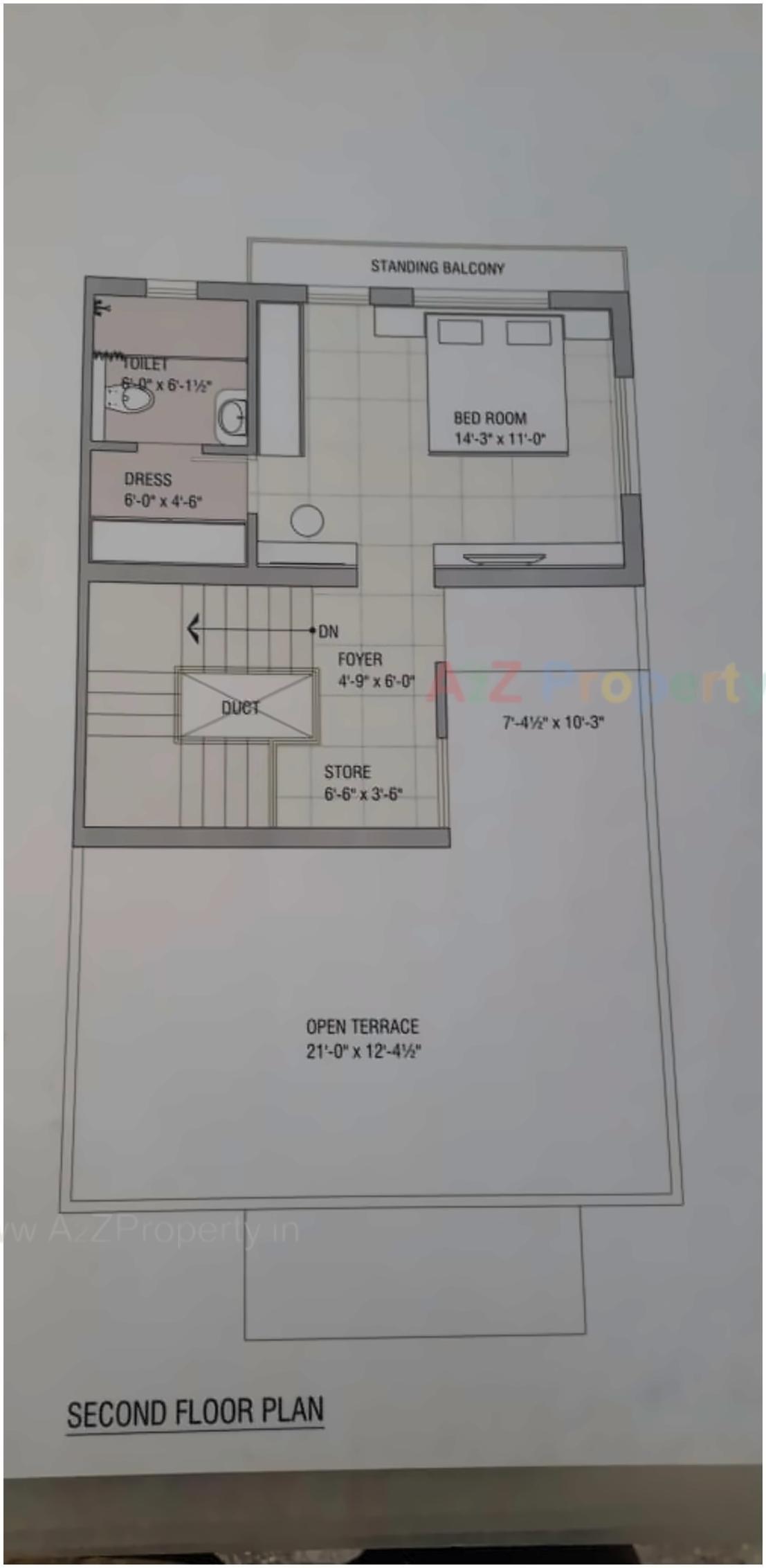 Layout of real estate project Pancham Bunglows located at Koba, Gandhinagar, Gujarat