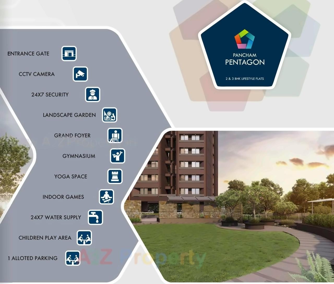 Amenities of Pancham Pentagon