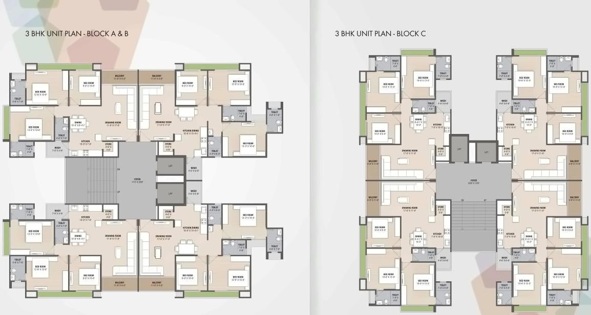 Layout of real estate project Pancham Pentagon located at Zundal, Gandhinagar, Gujarat