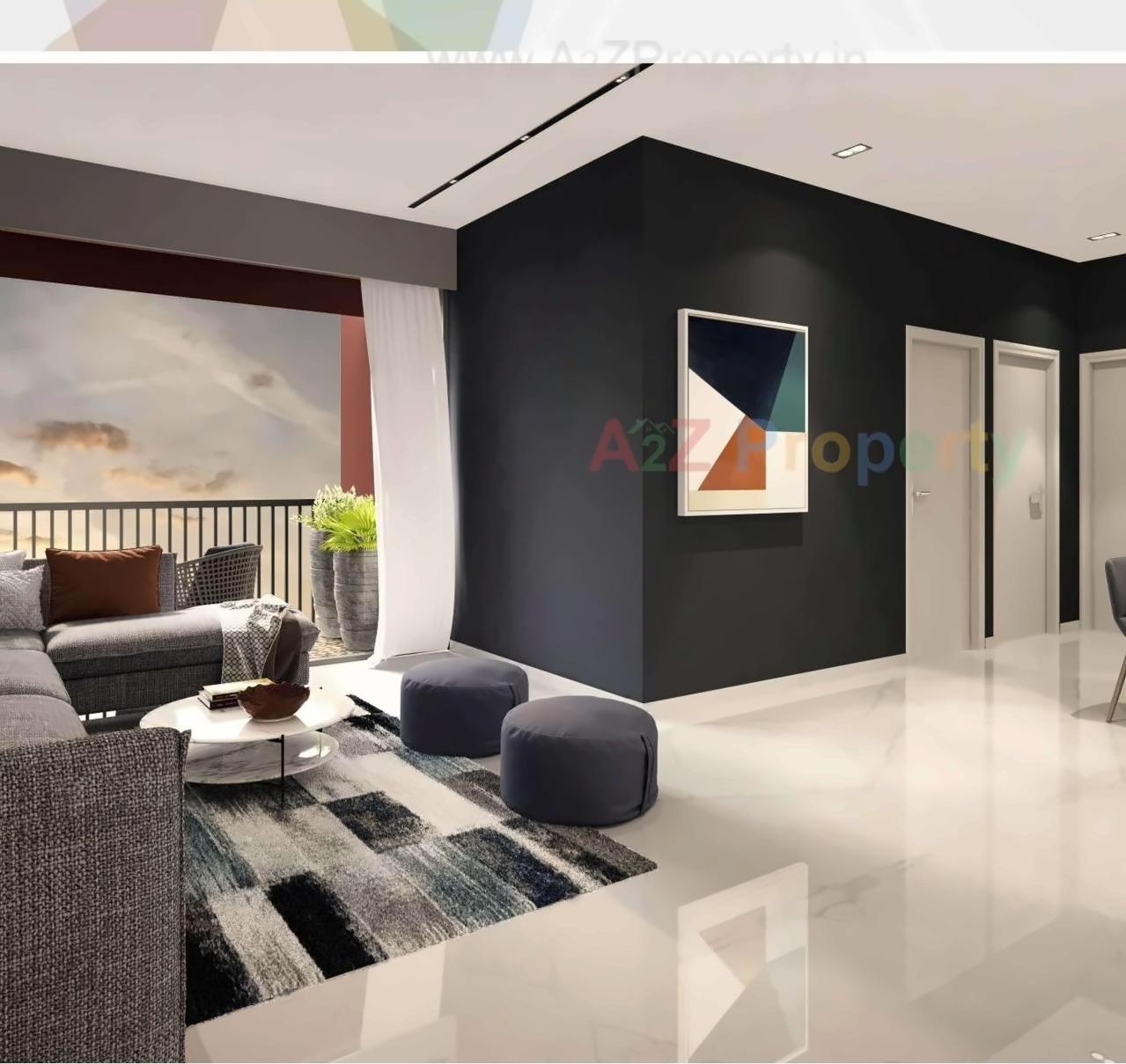 3D Elevation of real estate project Pancham Pentagon located at Zundal, Gandhinagar, Gujarat