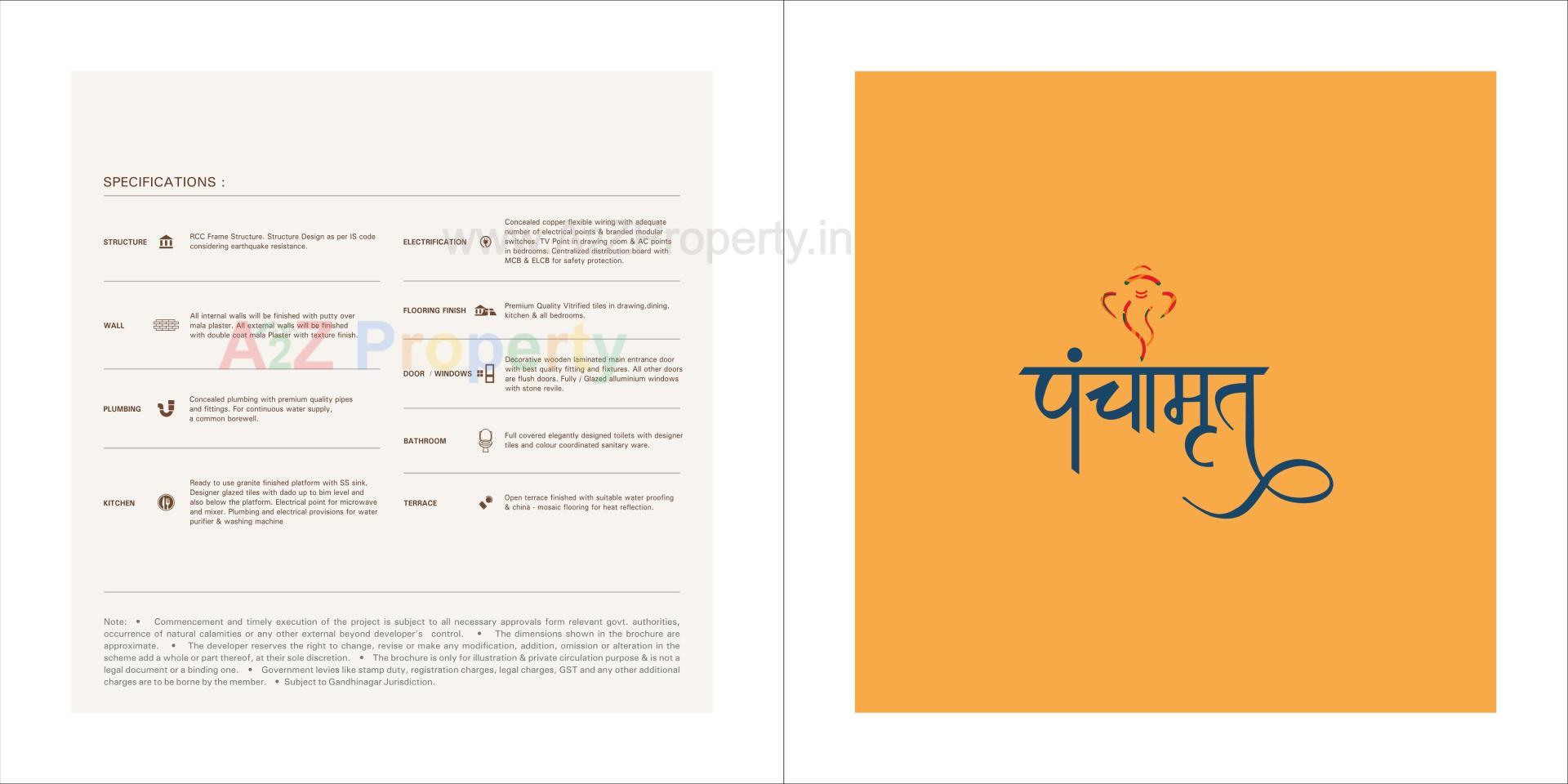  of real estate project Panchamrut located at Pethapur, Gandhinagar, Gujarat