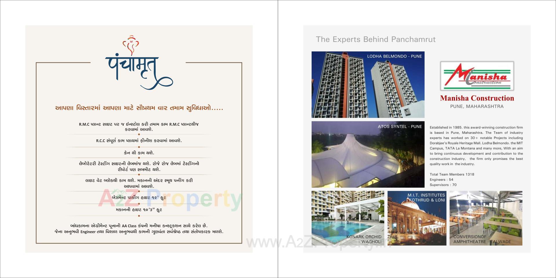  of real estate project Panchamrut located at Pethapur, Gandhinagar, Gujarat