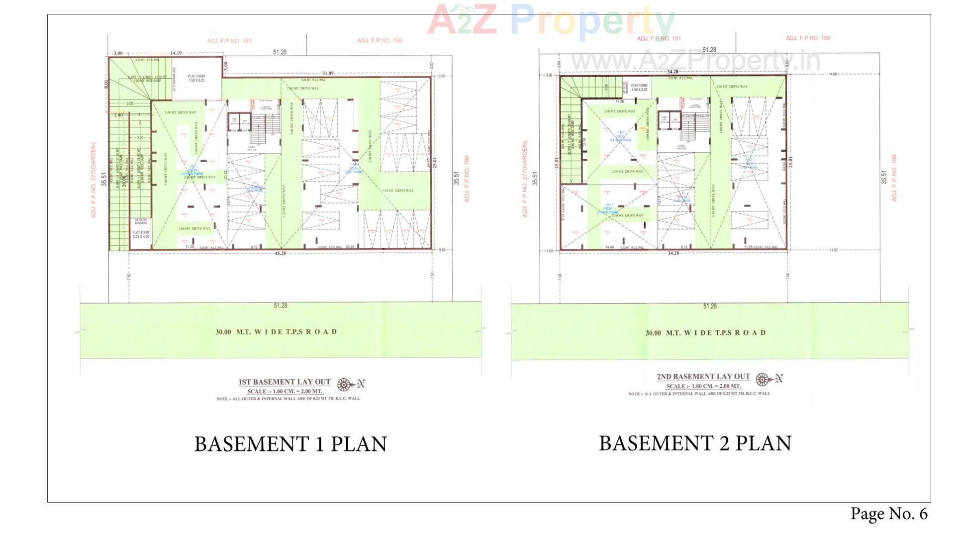 Layout of real estate project Panchratna located at Zundal, Gandhinagar, Gujarat