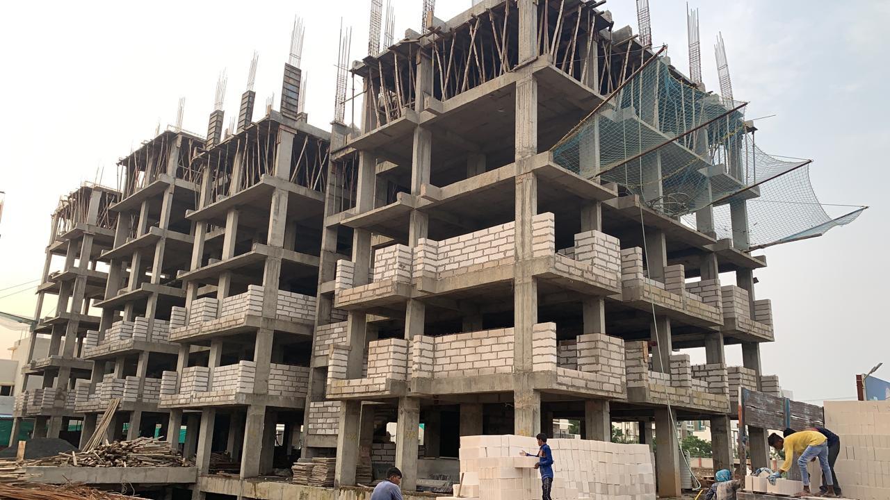 185199_const of real estate project Panjury Palace located at Vavol, Gandhinagar, Gujarat