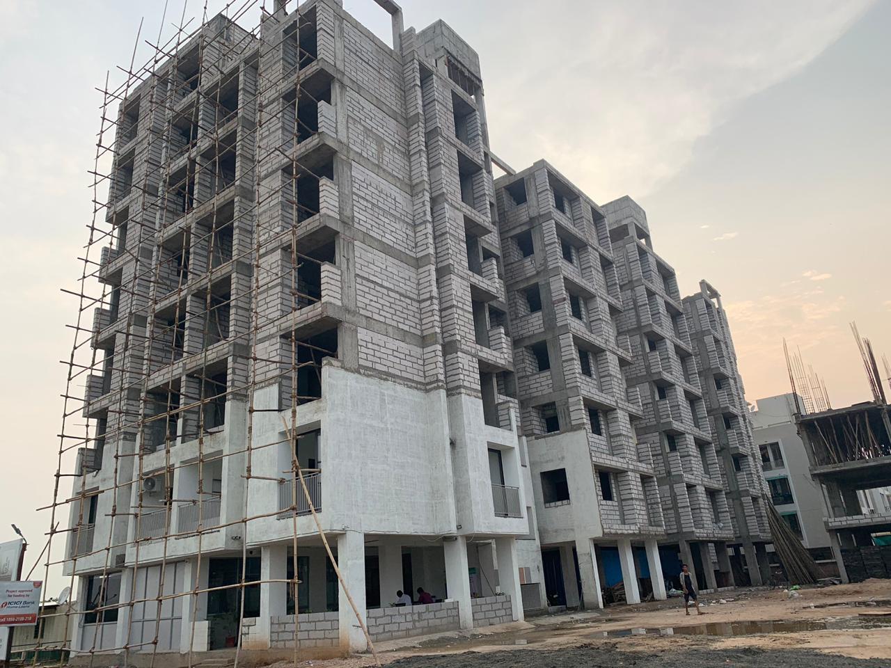 185216_const of real estate project Panjury Palace located at Vavol, Gandhinagar, Gujarat