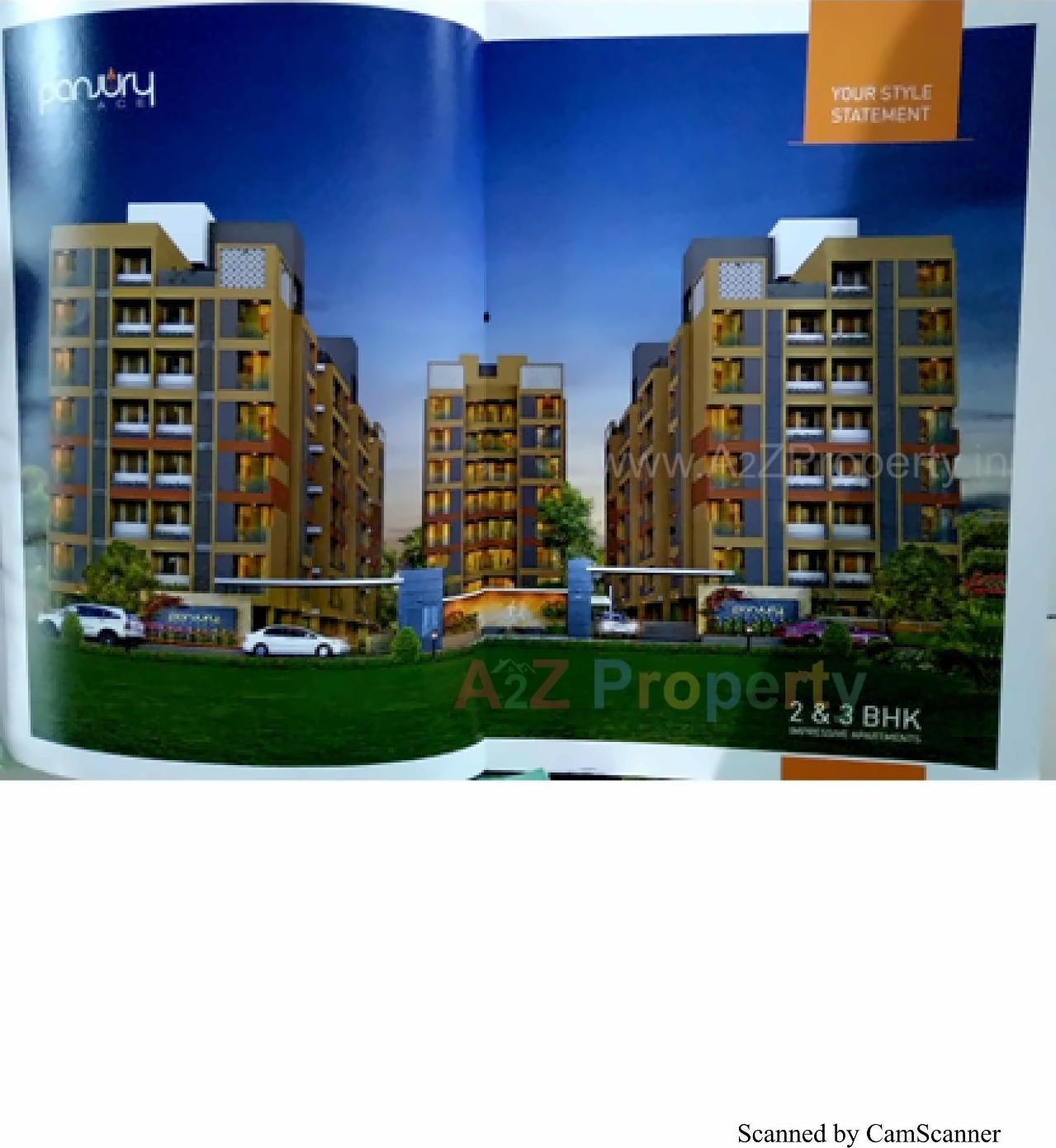 3D Elevation of real estate project Panjury Palace located at Vavol, Gandhinagar, Gujarat