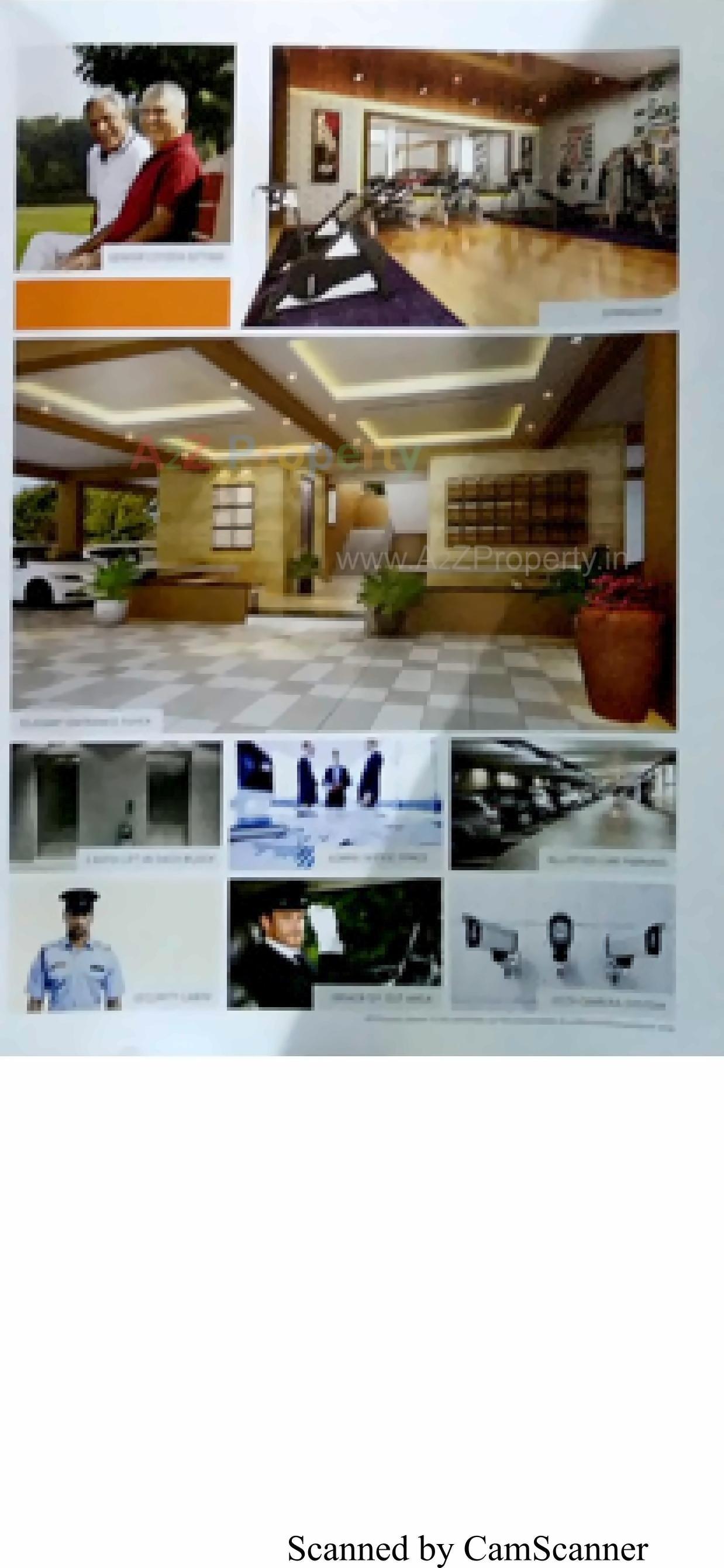 3D Elevation of real estate project Panjury Palace located at Vavol, Gandhinagar, Gujarat