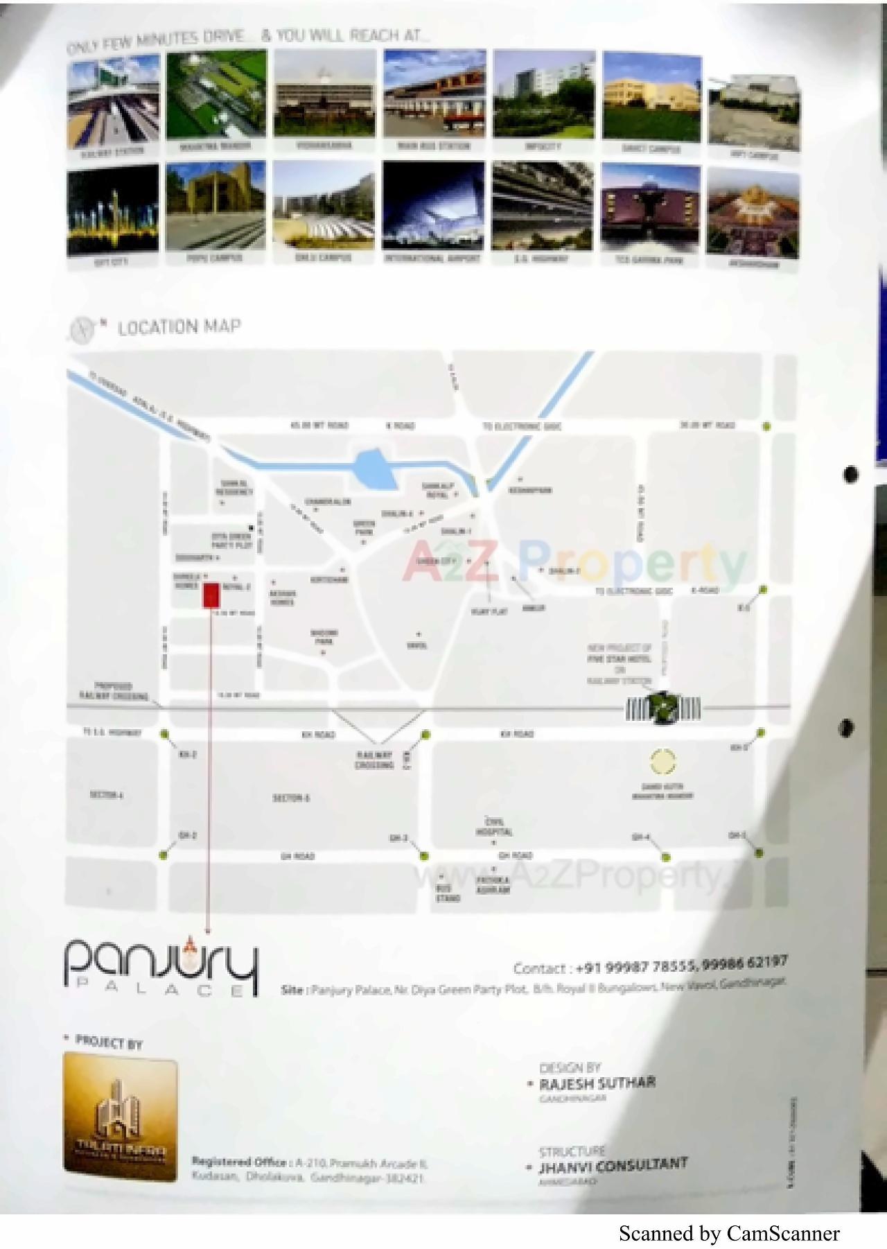  of real estate project Panjury Palace located at Vavol, Gandhinagar, Gujarat