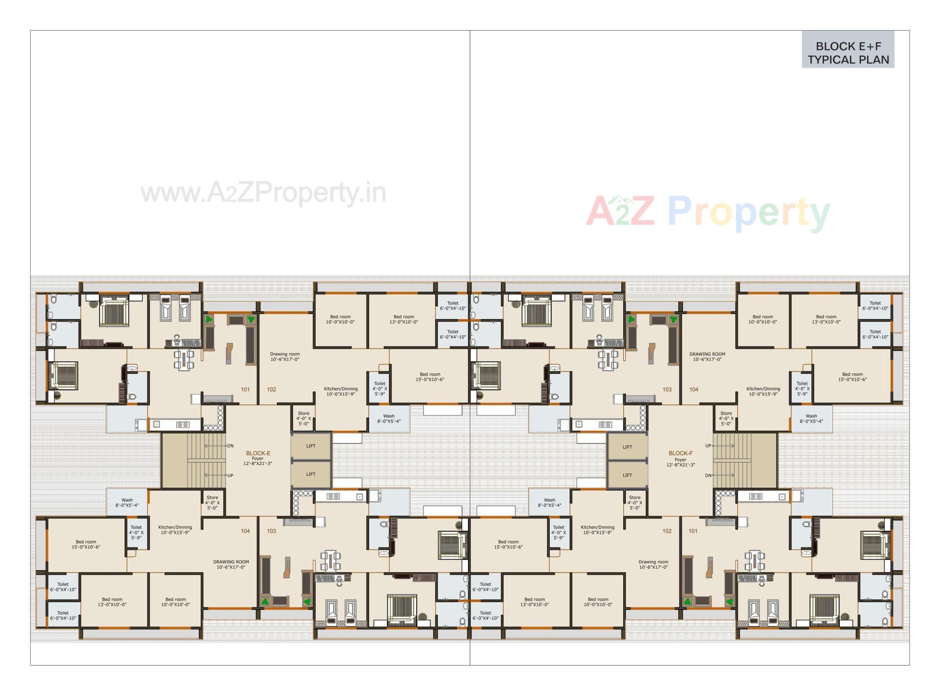 Layout of real estate project Paras Residency located at Nana-chiloda, Gandhinagar, Gujarat