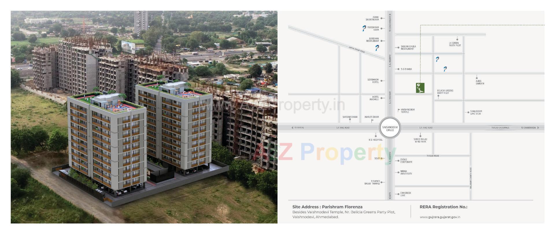  of real estate project Parishram Florenza located at Khoraj, Gandhinagar, Gujarat