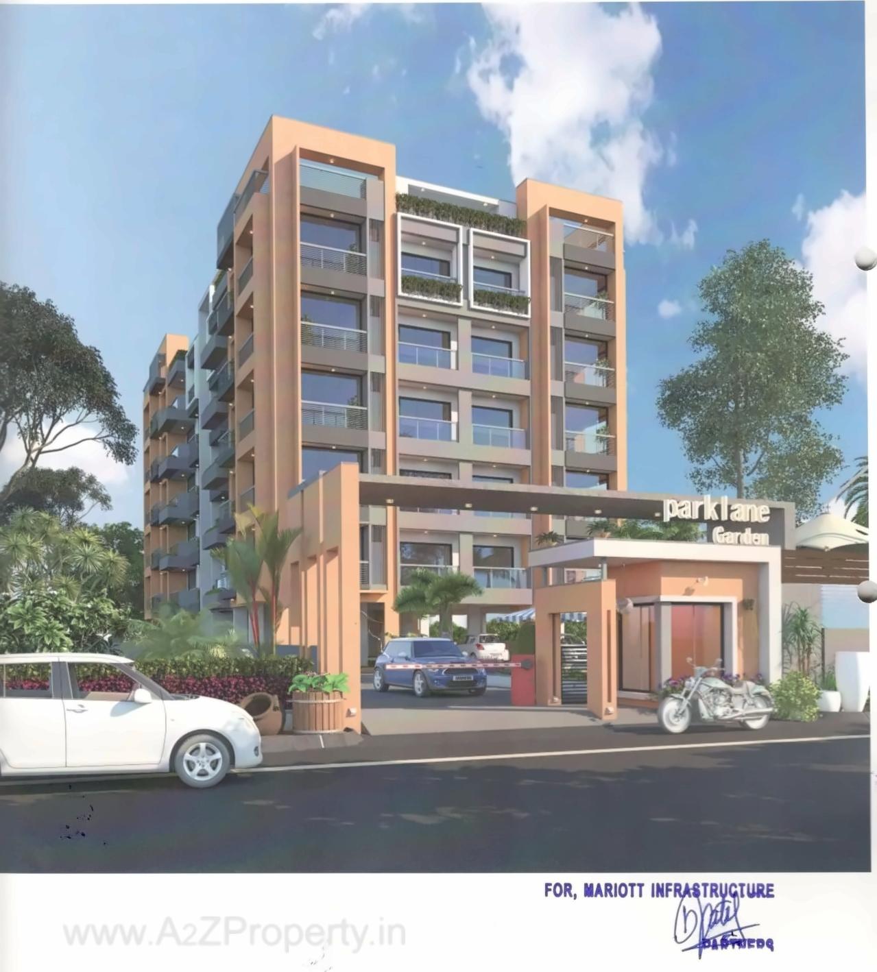 3D Elevation of real estate project Parklane Garden located at Gandhinagar, Gandhinagar, Gujarat