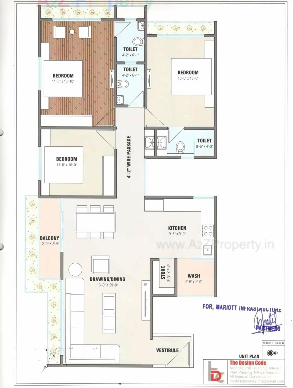 Layout of real estate project Parklane Garden located at Gandhinagar, Gandhinagar, Gujarat