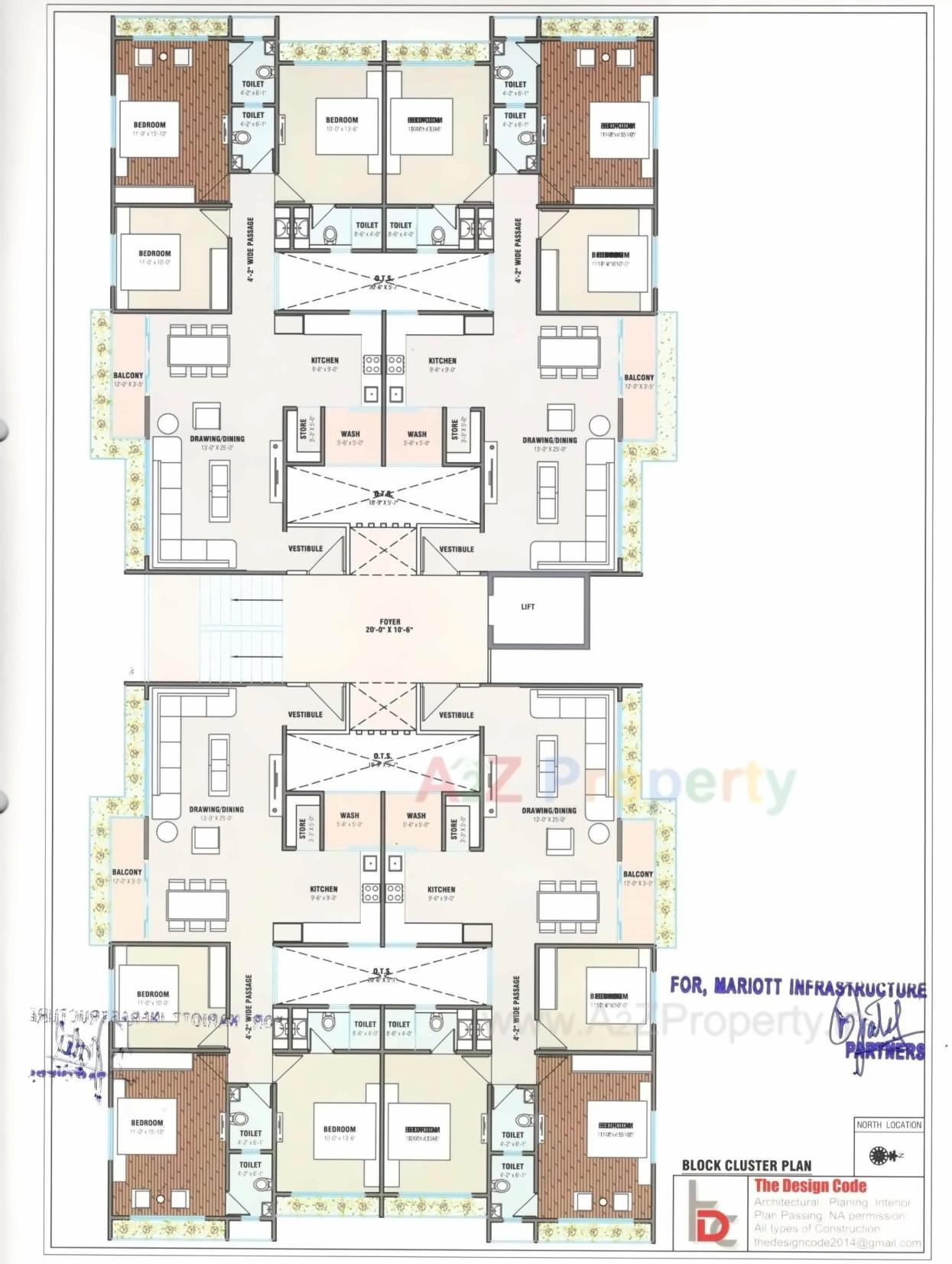 Layout of real estate project Parklane Garden located at Gandhinagar, Gandhinagar, Gujarat