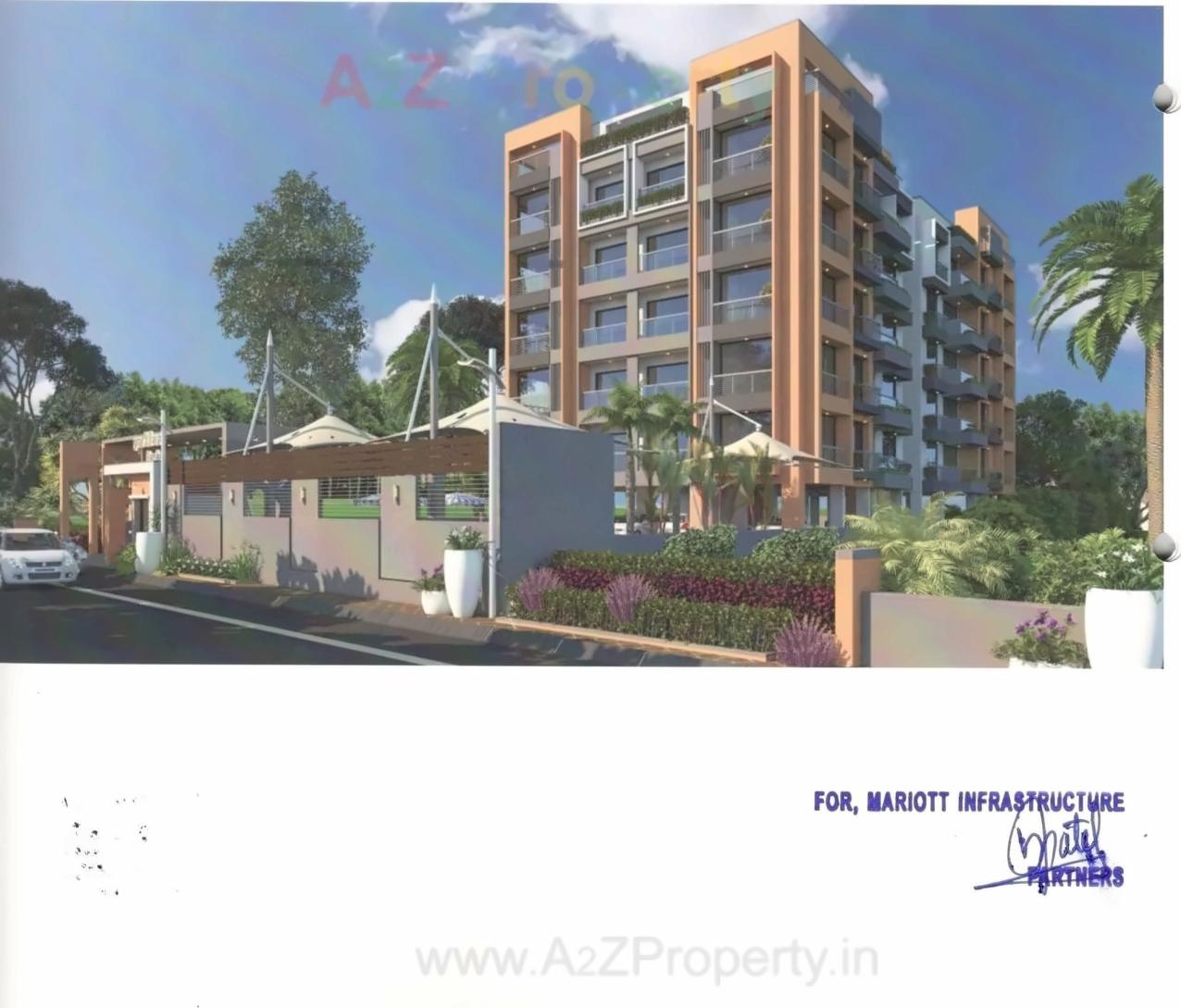 3D Elevation of real estate project Parklane Garden located at Gandhinagar, Gandhinagar, Gujarat